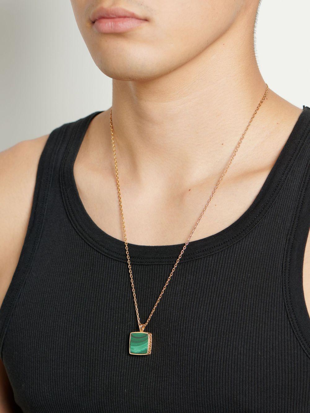 square amulet necklace Product Image