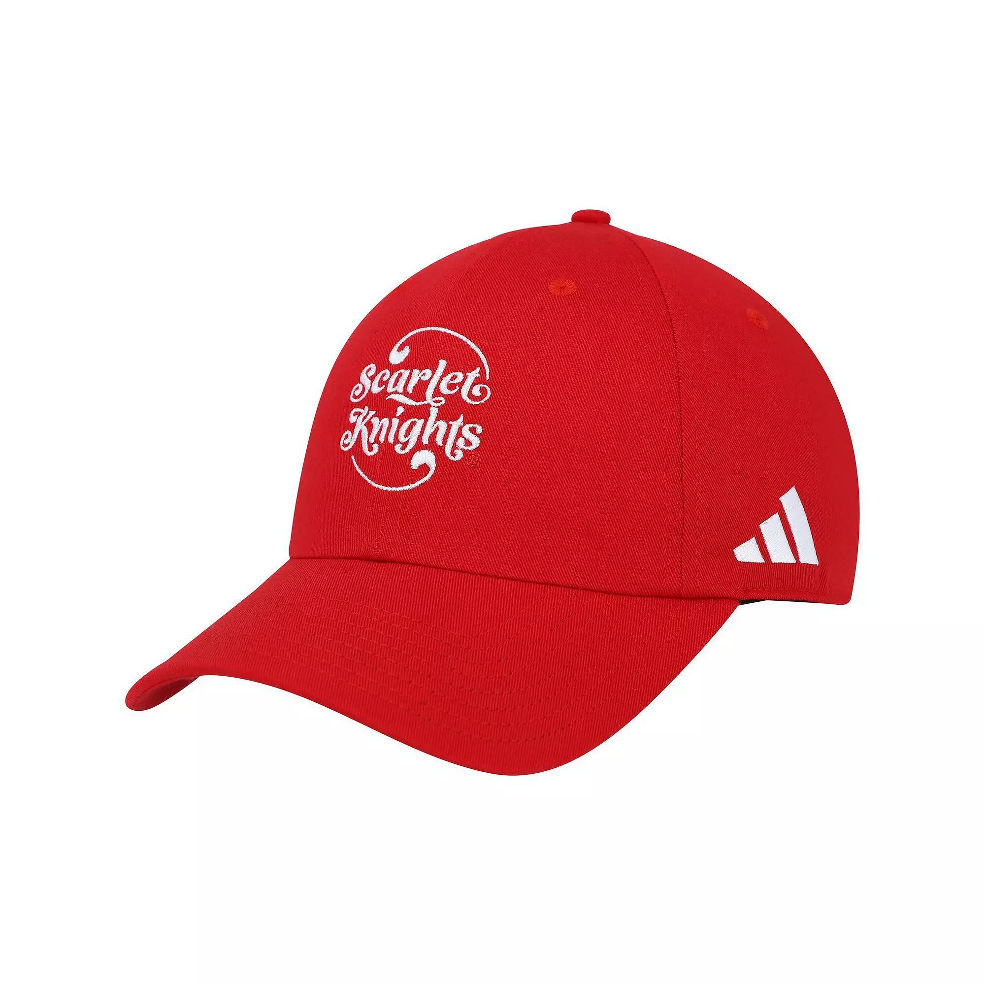 Men's adidas Scarlet Rutgers Scarlet Knights Slouch Adjustable Hat, Red Product Image