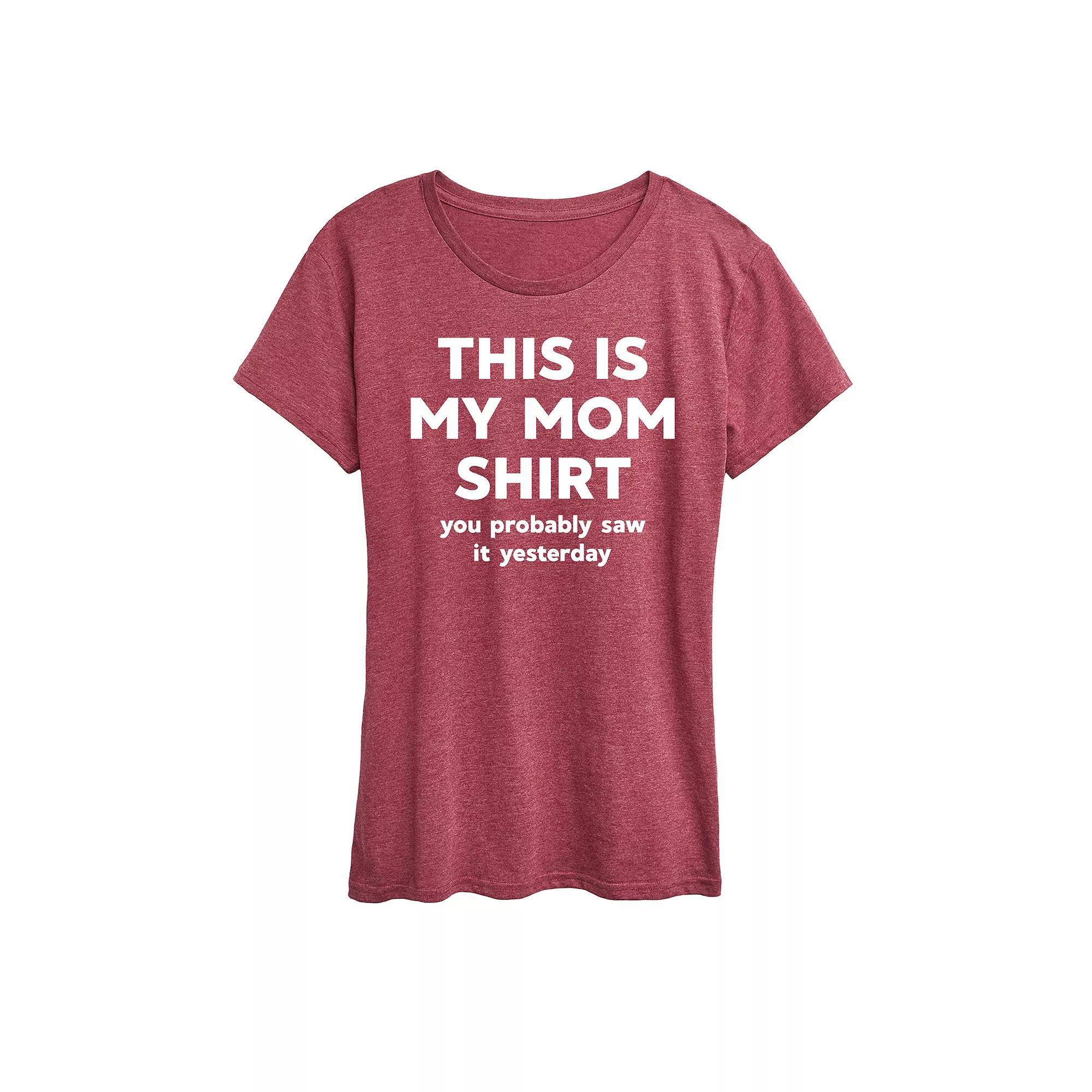 Womens Coffee Then Chaos Graphic Tee, Girls Heather Grey Product Image
