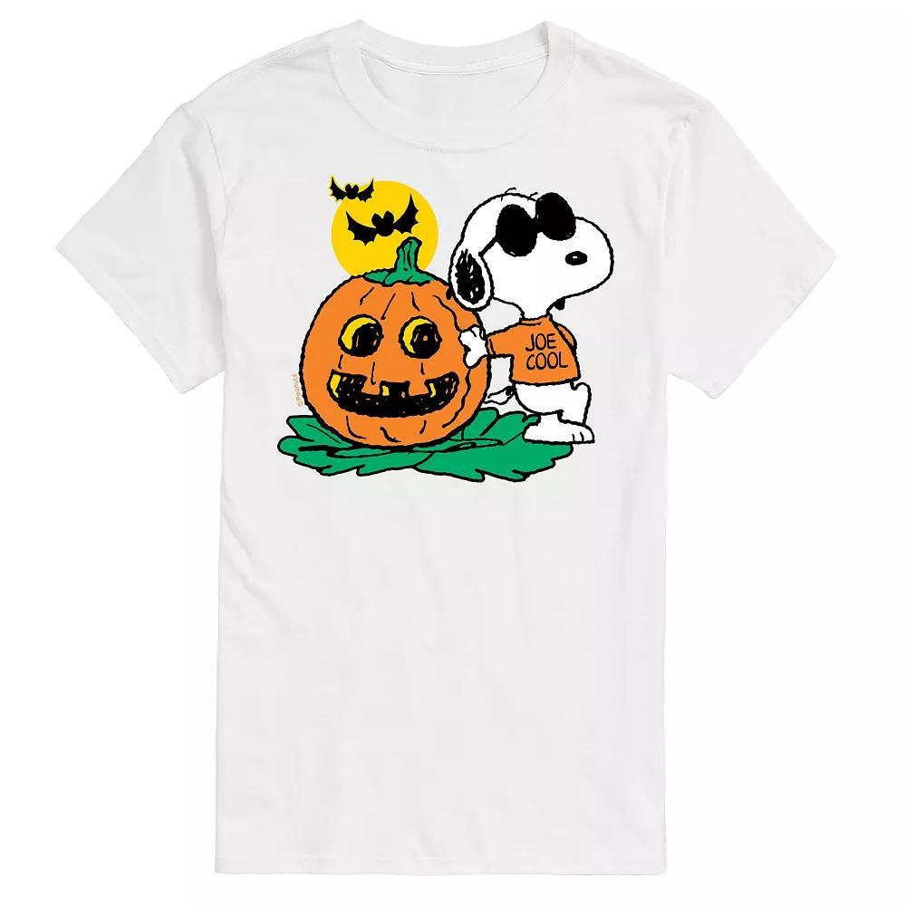 Big & Tall Peanuts Joe Cool Pumpkin Tee, Mens Product Image