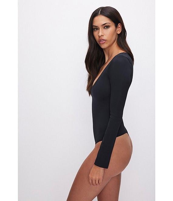 Good American Scuba Scoop Neck Long Sleeve Bodysuit Product Image