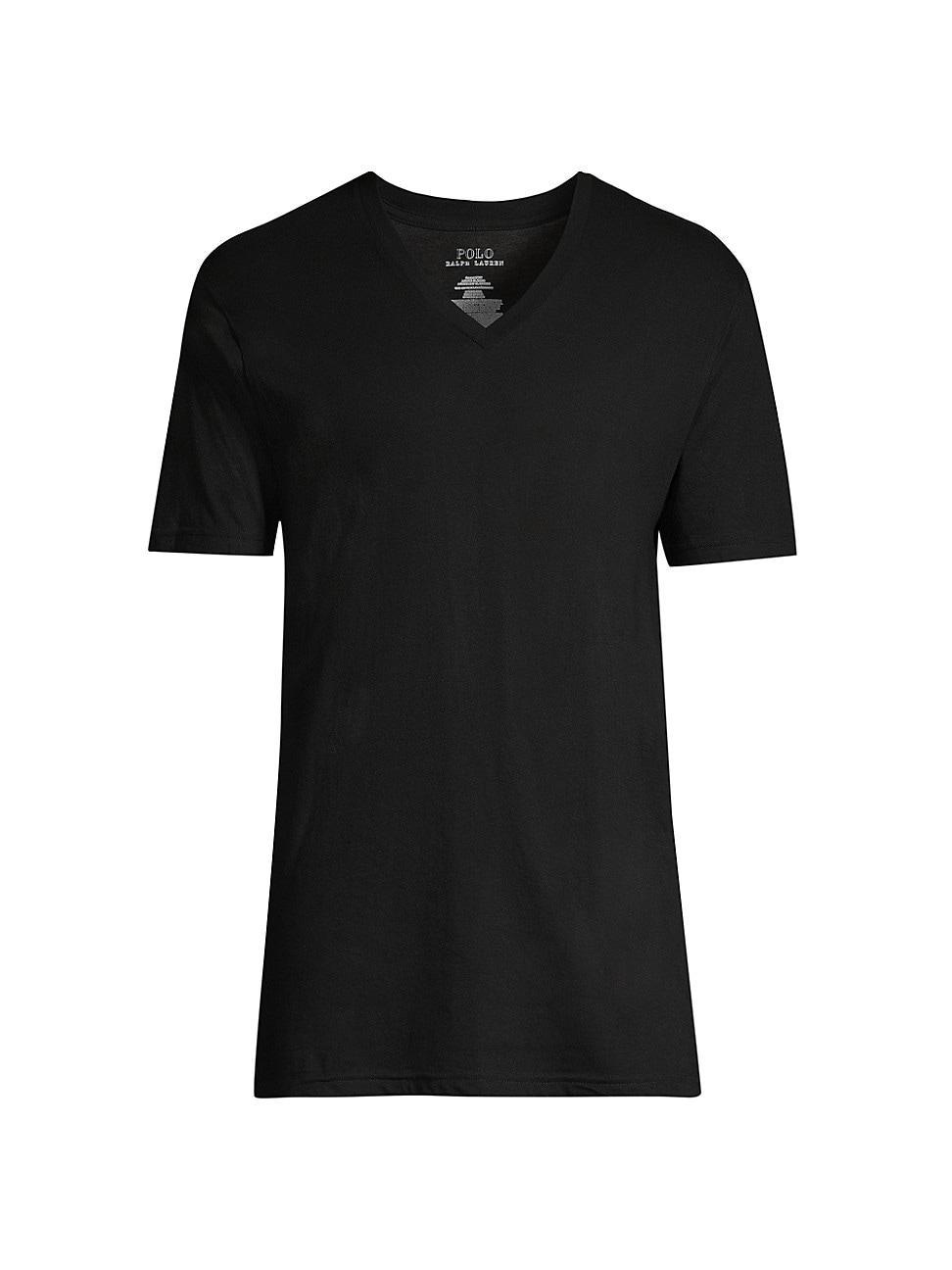 Polo Ralph Lauren Classic Fit V-Neck Undershirt, Pack of 3 Product Image