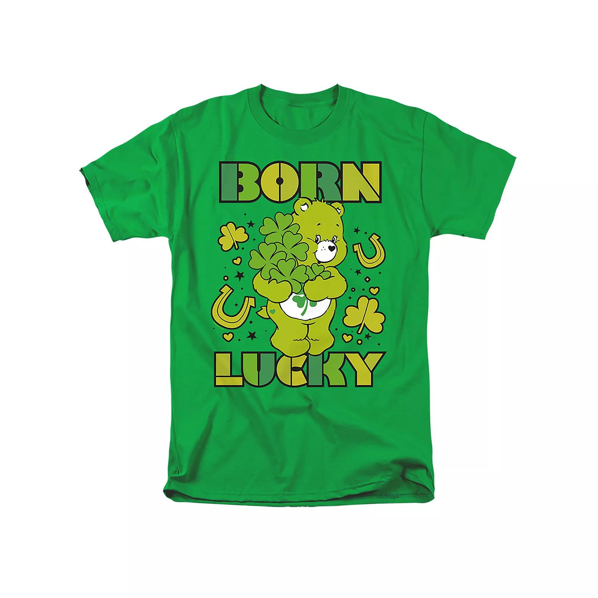 Men's Care Bears Good Luck Bear Tee, Size: XXL, Open Gray Product Image