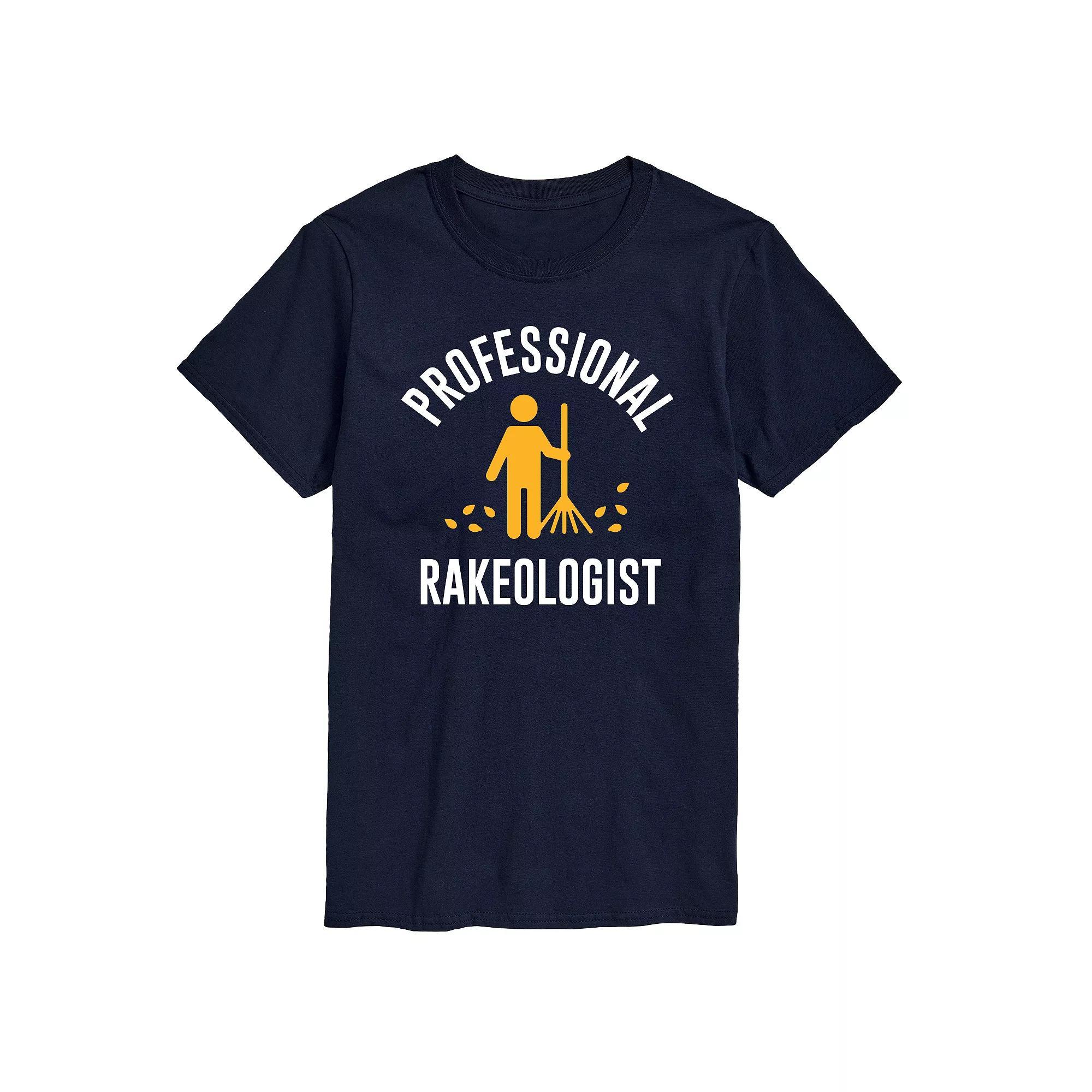 Big & Tall Professional Rakeologist Tee, Men's, Size: 4XB, Blue Product Image