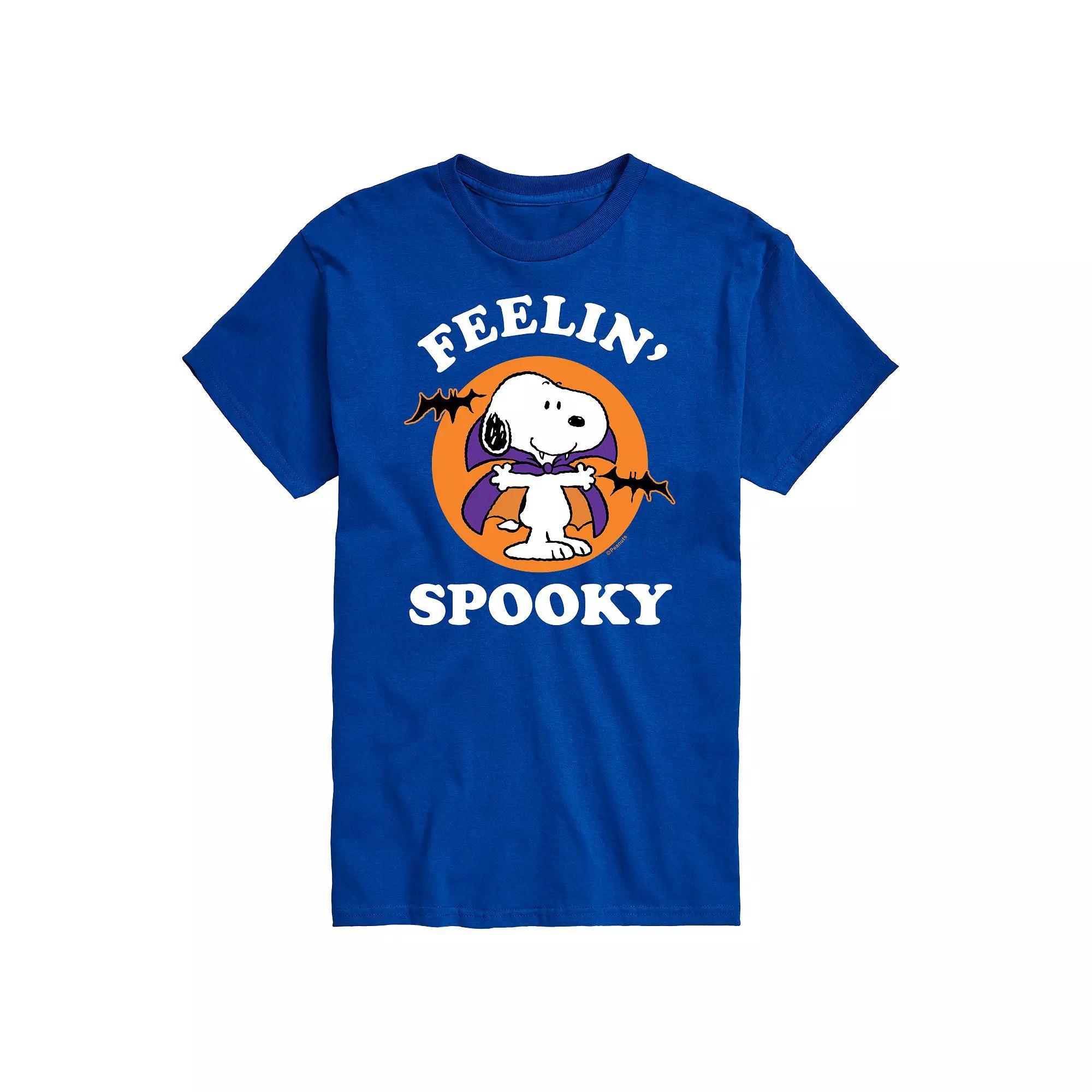 Big & Tall Peanuts Feelin Spooky Tee, Mens Product Image