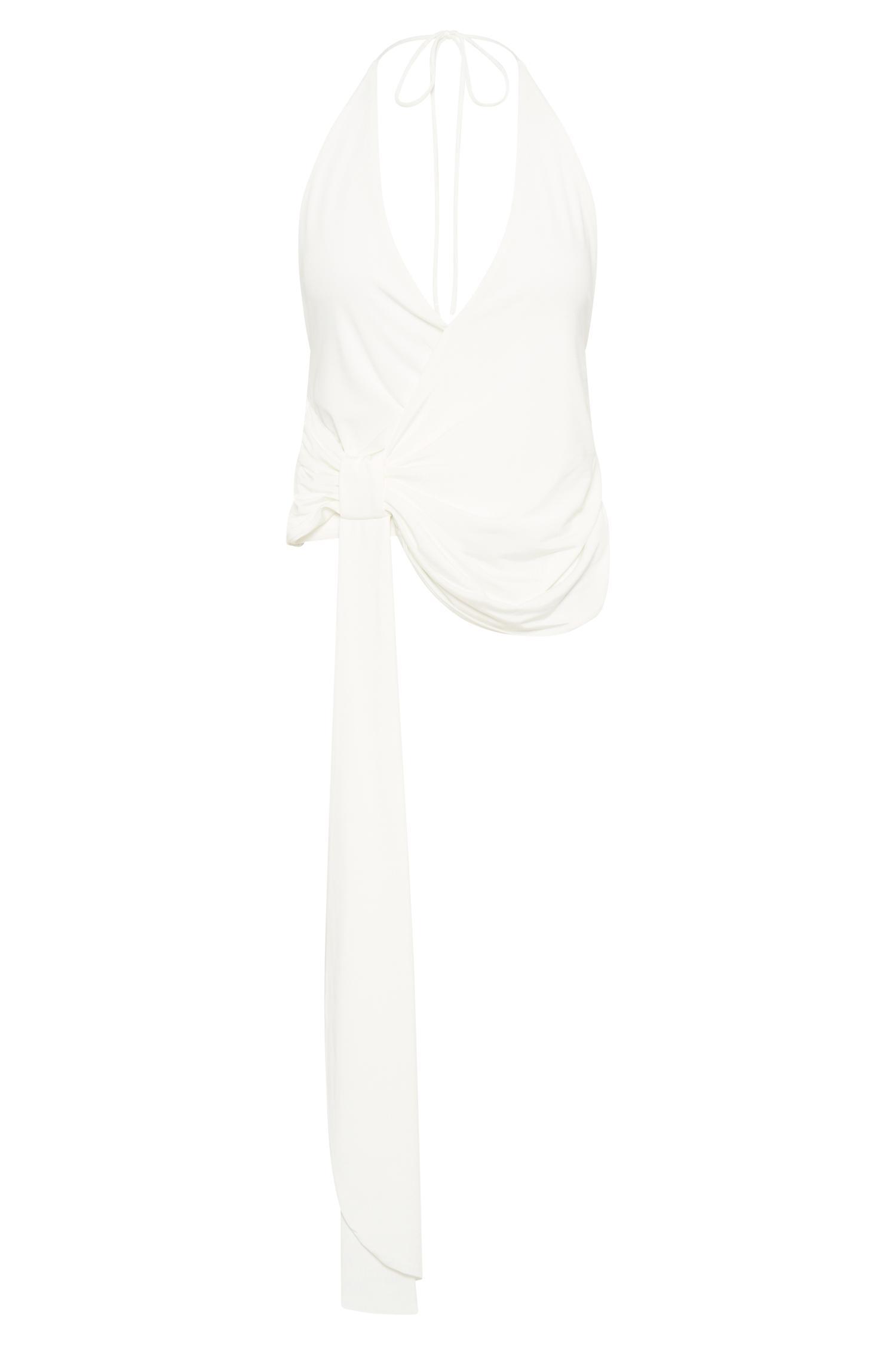 Kennedy Plisse Wide Leg Pants - Ivory Product Image