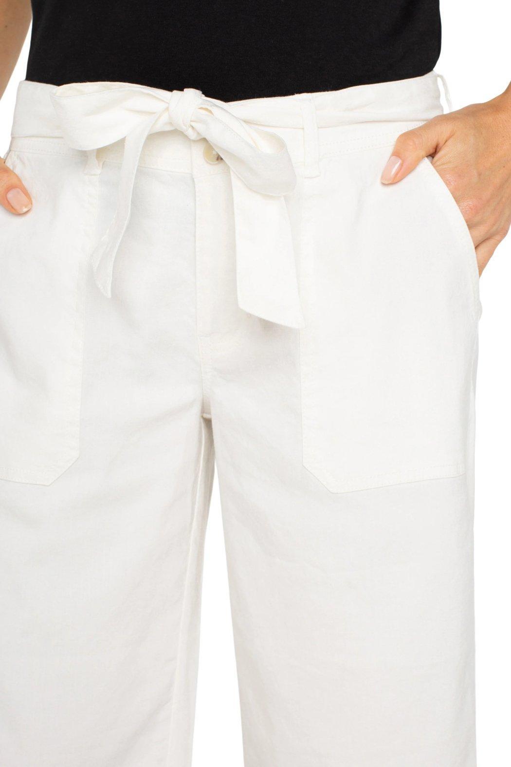 Briana Belted Wide Leg Crop Product Image