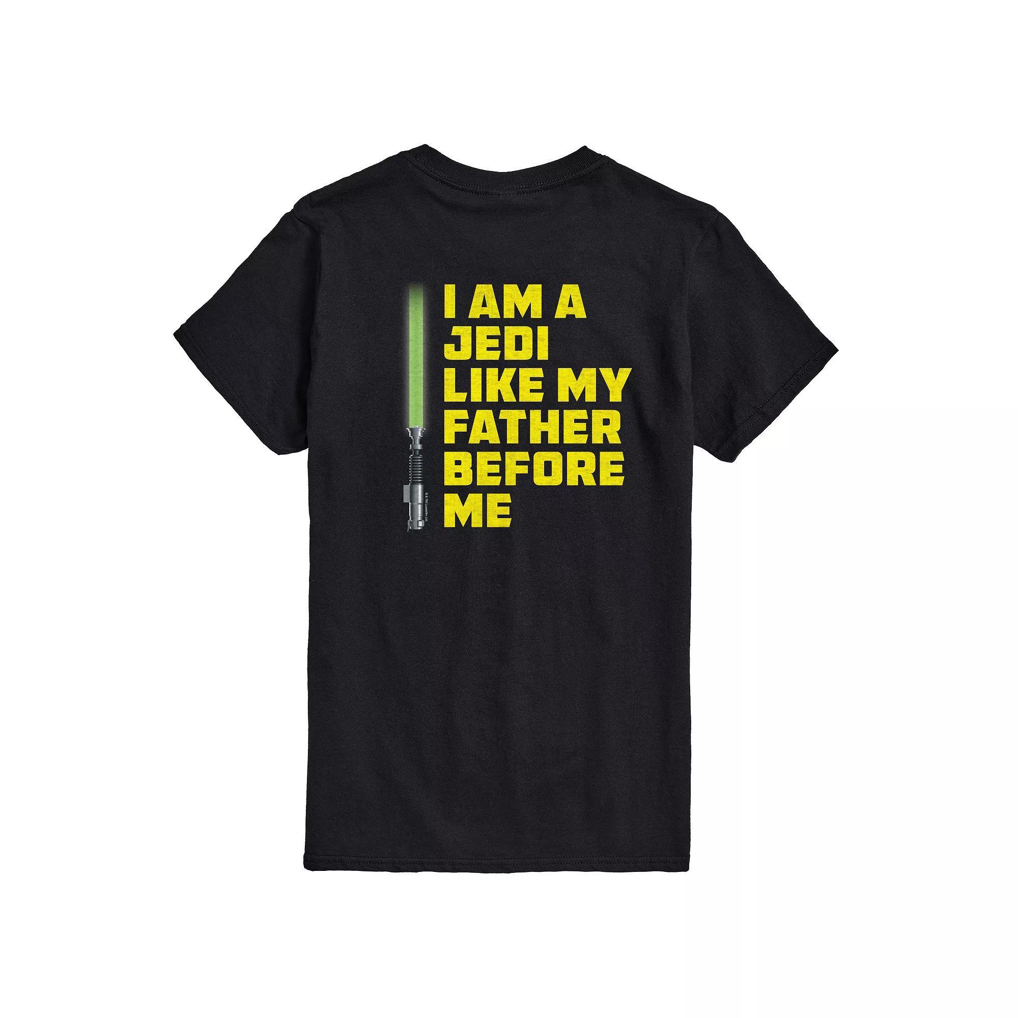 Big & Tall Star Wars I Am A Jedi Like My Father Graphic Tee, Mens Product Image