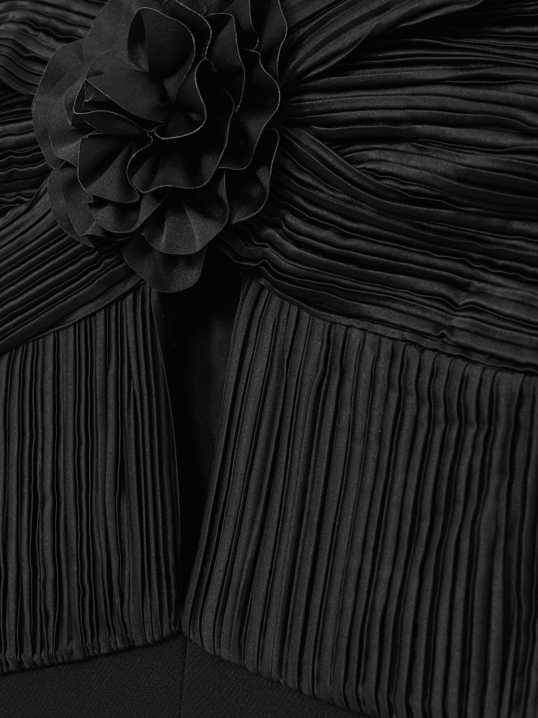 Amur Cady Rosette Jumpsuit in Black Product Image