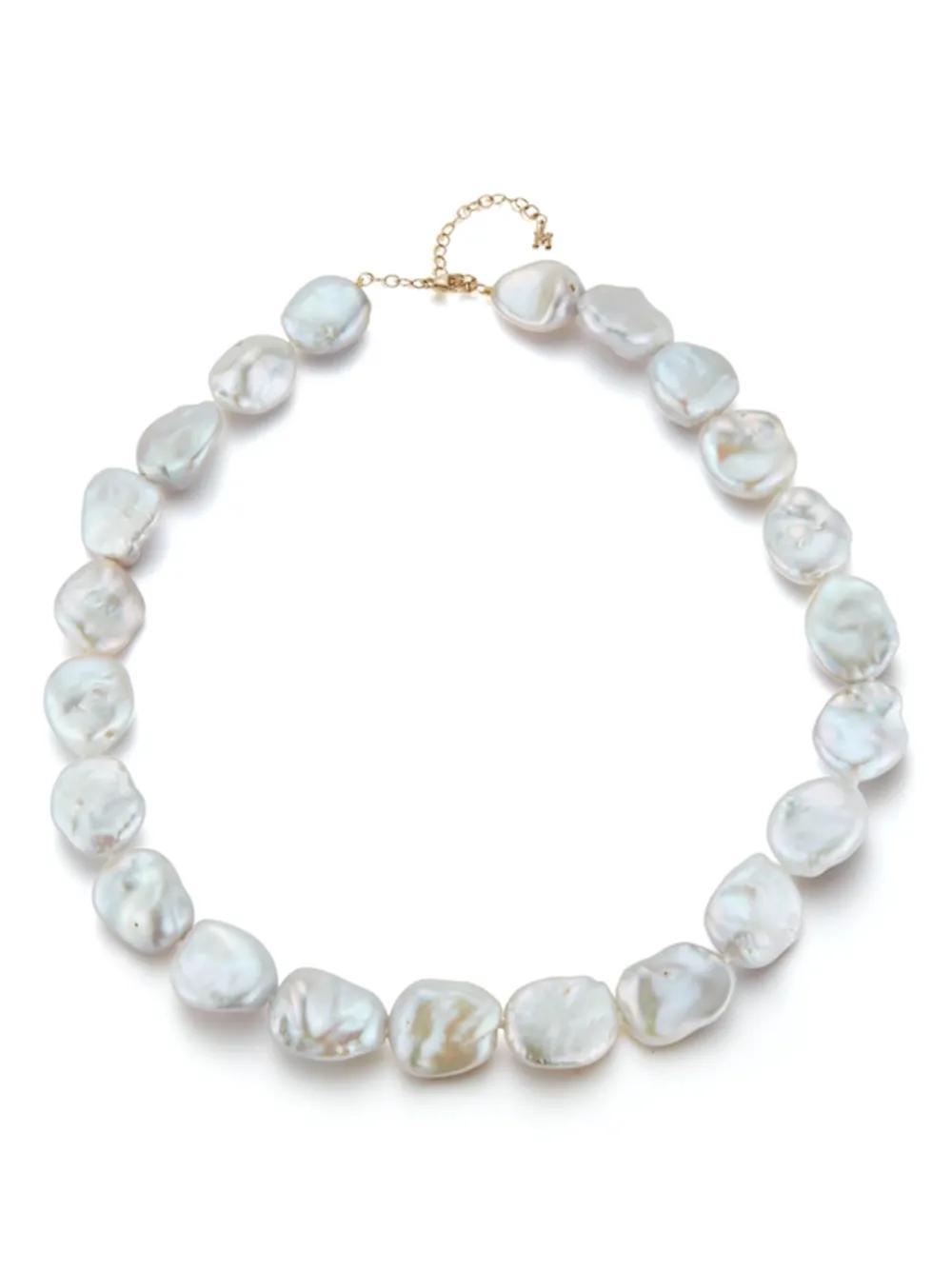 MATEO Women's 14k Yellow Gold & Baroque Pearl Necklace Product Image