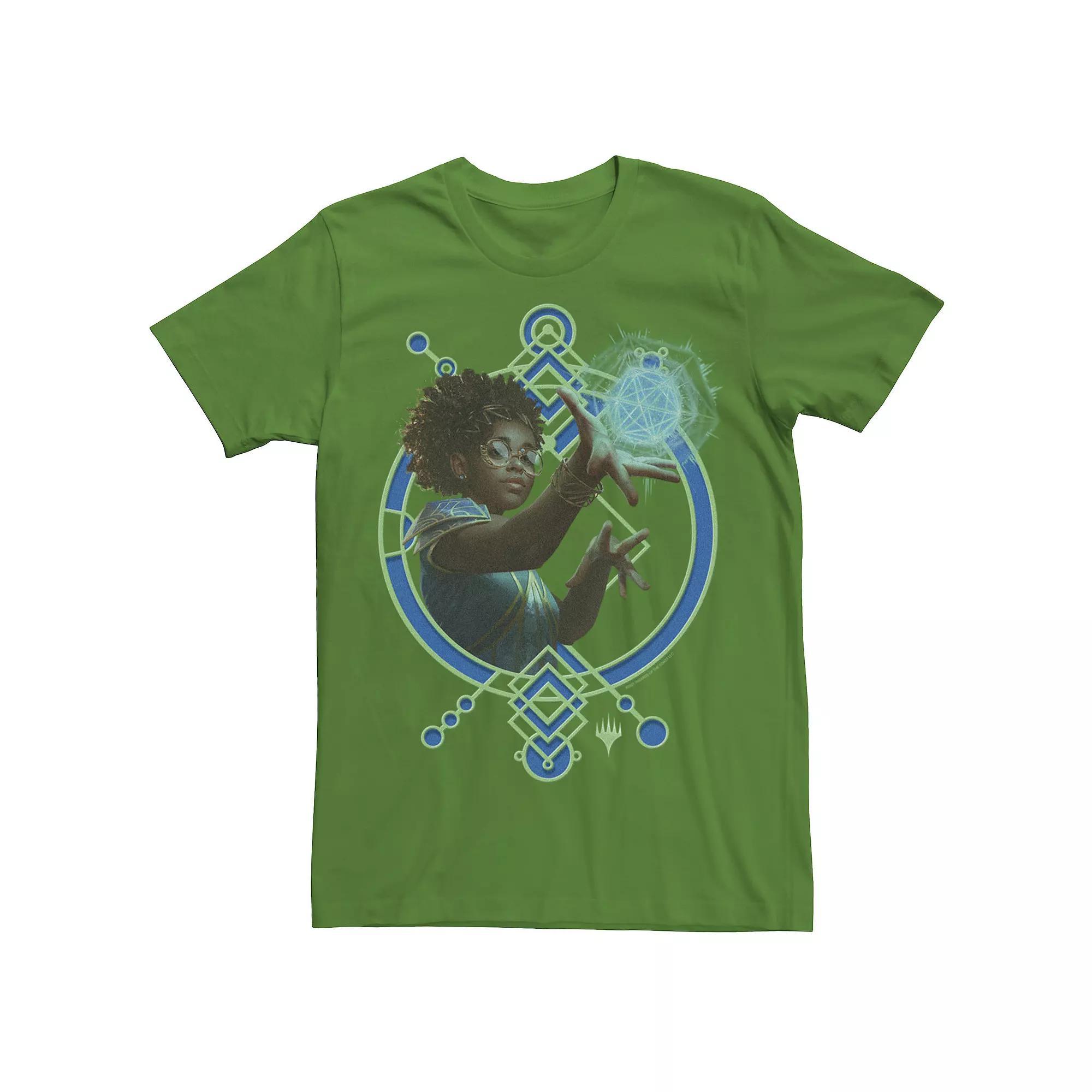 Men's Magic The Gathering Quadrix Crest Tee, Size: XL, Kelly Product Image