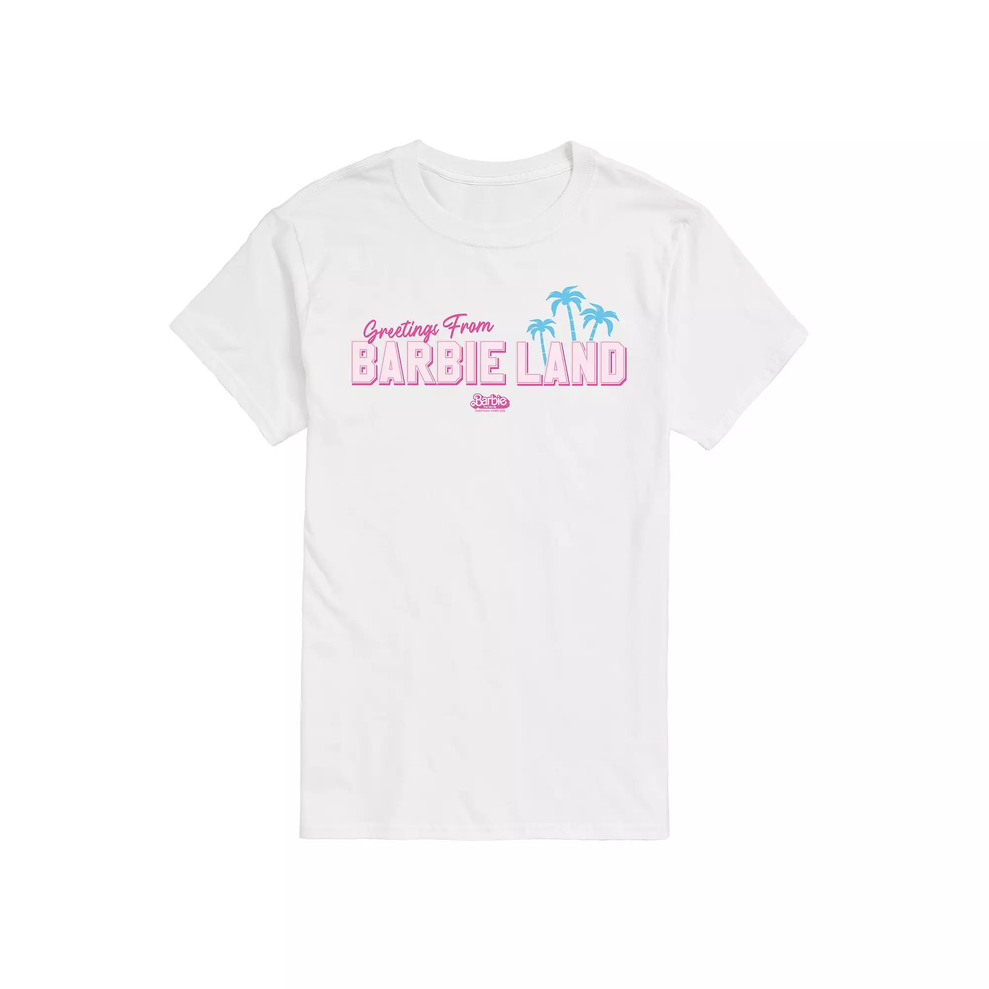 Mens Barbie Movie Greetings From Graphic Tee Product Image