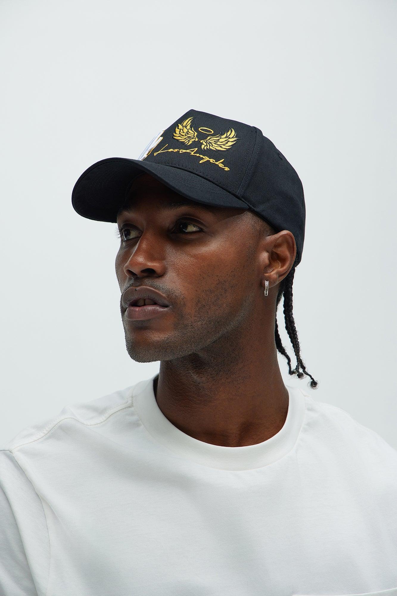 La Gold Wings Snapback Hat - Black Product Image