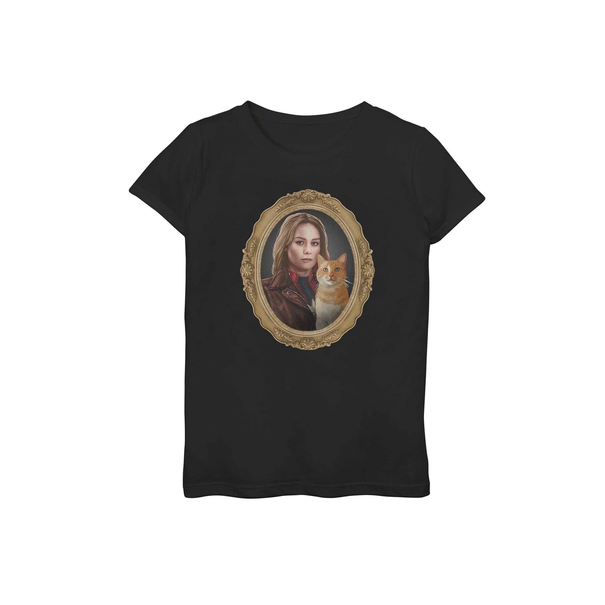Girls 7-16 DC Comics Wonder Woman Cheetah Split Poster Graphic Tee, Girl's, Size: Large, Black Product Image