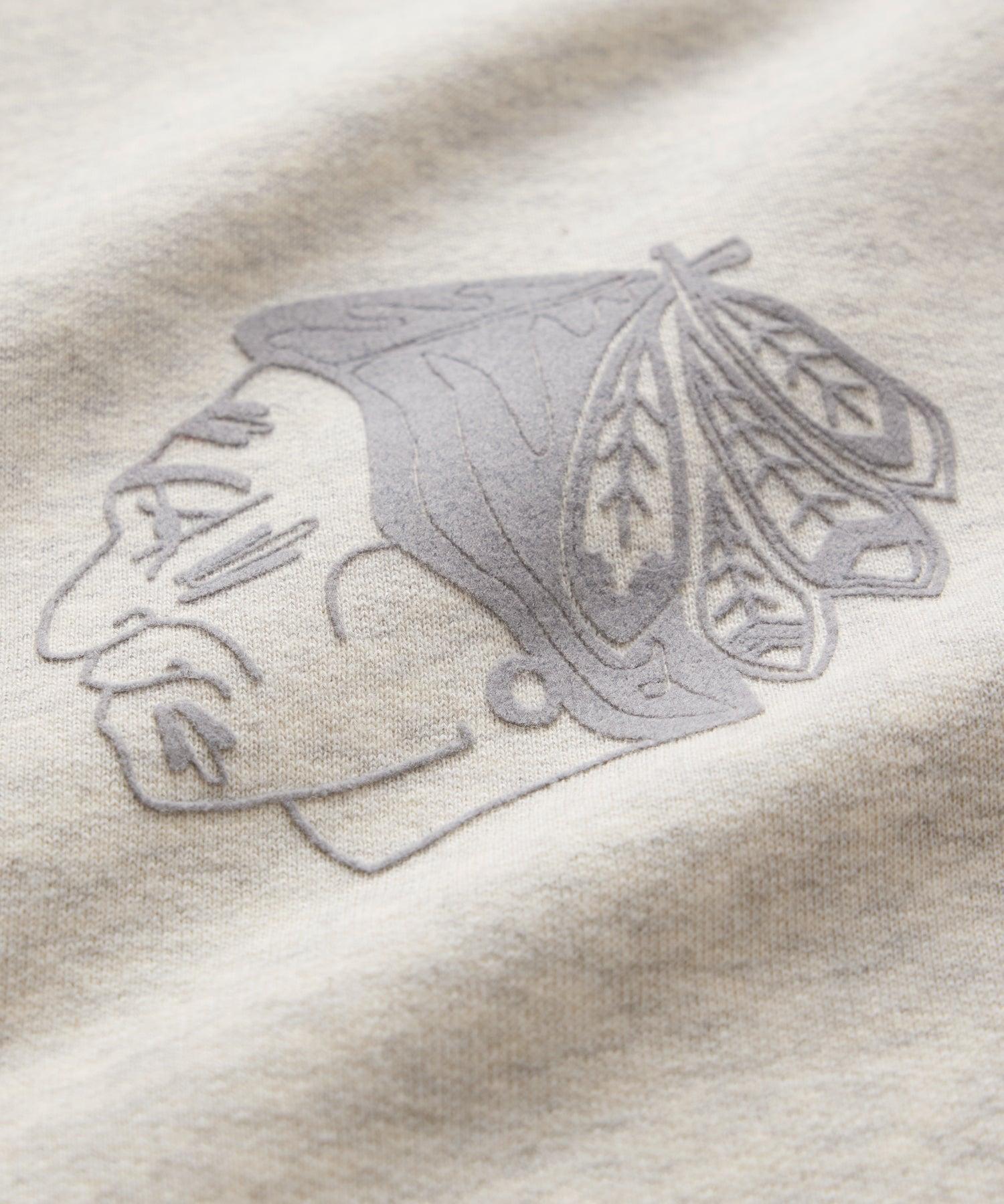 Todd Snyder by Fanatics for NHL Chicago Blackhawks Full-Zip Fleece Sweatshirt Product Image