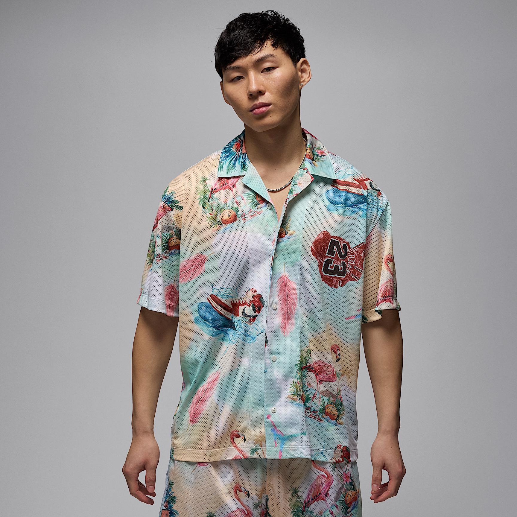 Jordan Essentials Men's Printed Camp Top Product Image