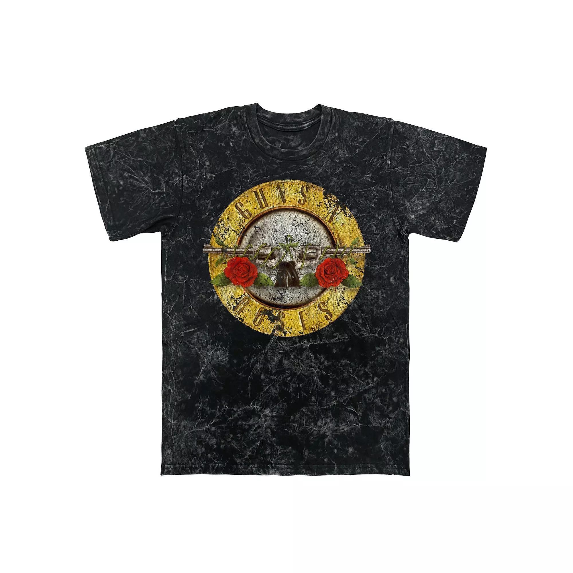 Men's Guns N' Roses Graphic Tee, Size: XL, Black Mineral Wash Product Image