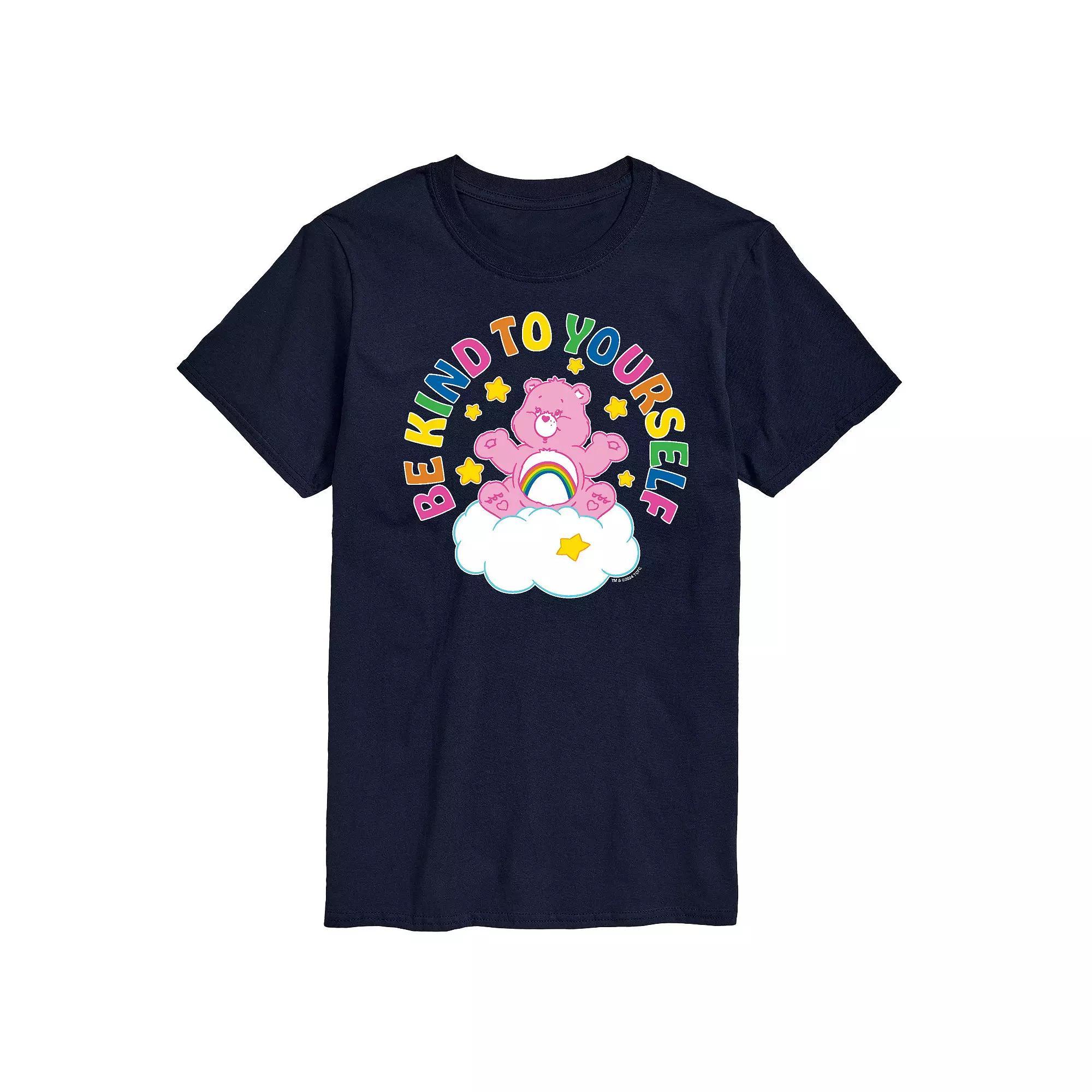 Men's Care Bears Be Kind To Yourself Graphic Tee, Size: Medium, Blue Product Image