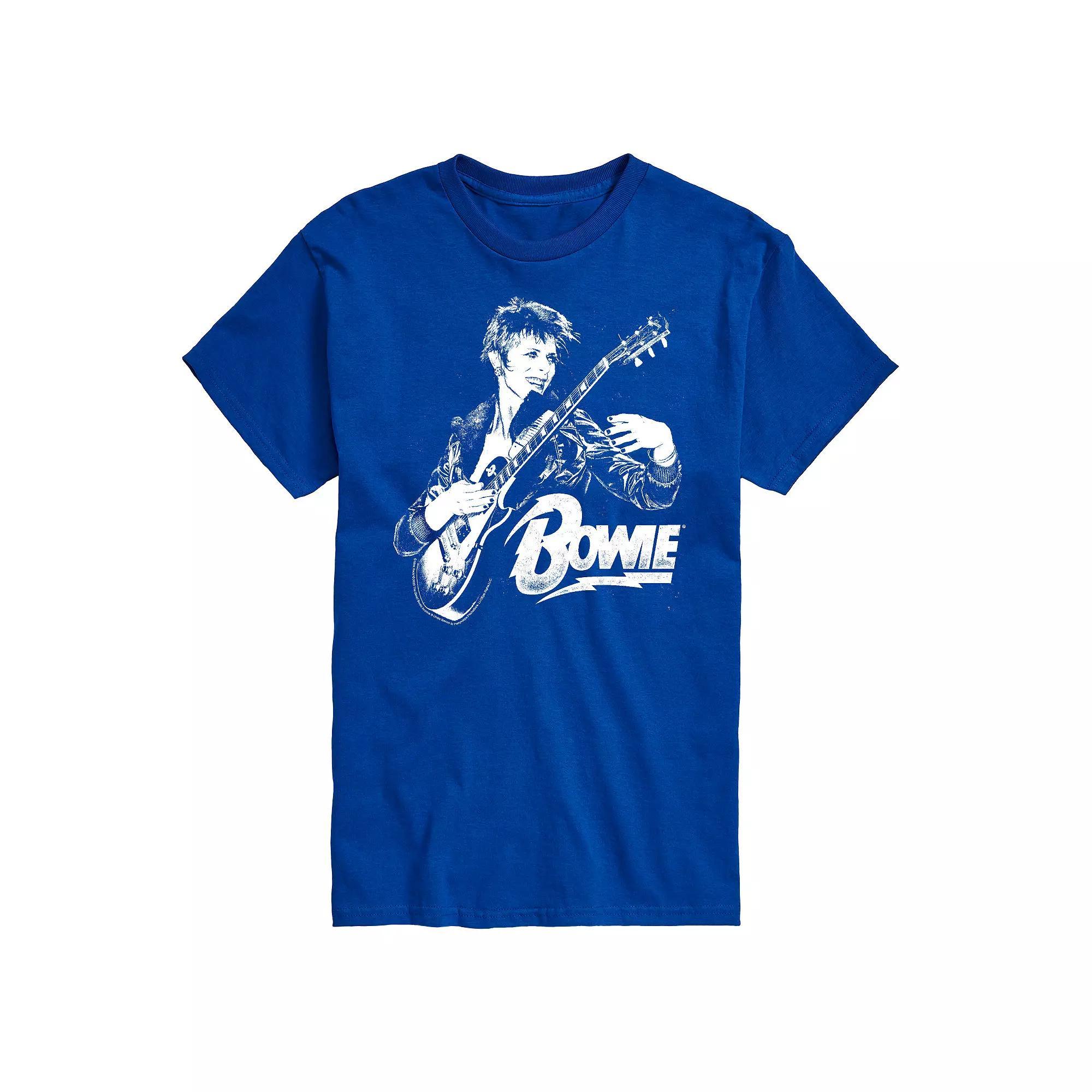 Mens David Bowie Punk Tee Grey Product Image