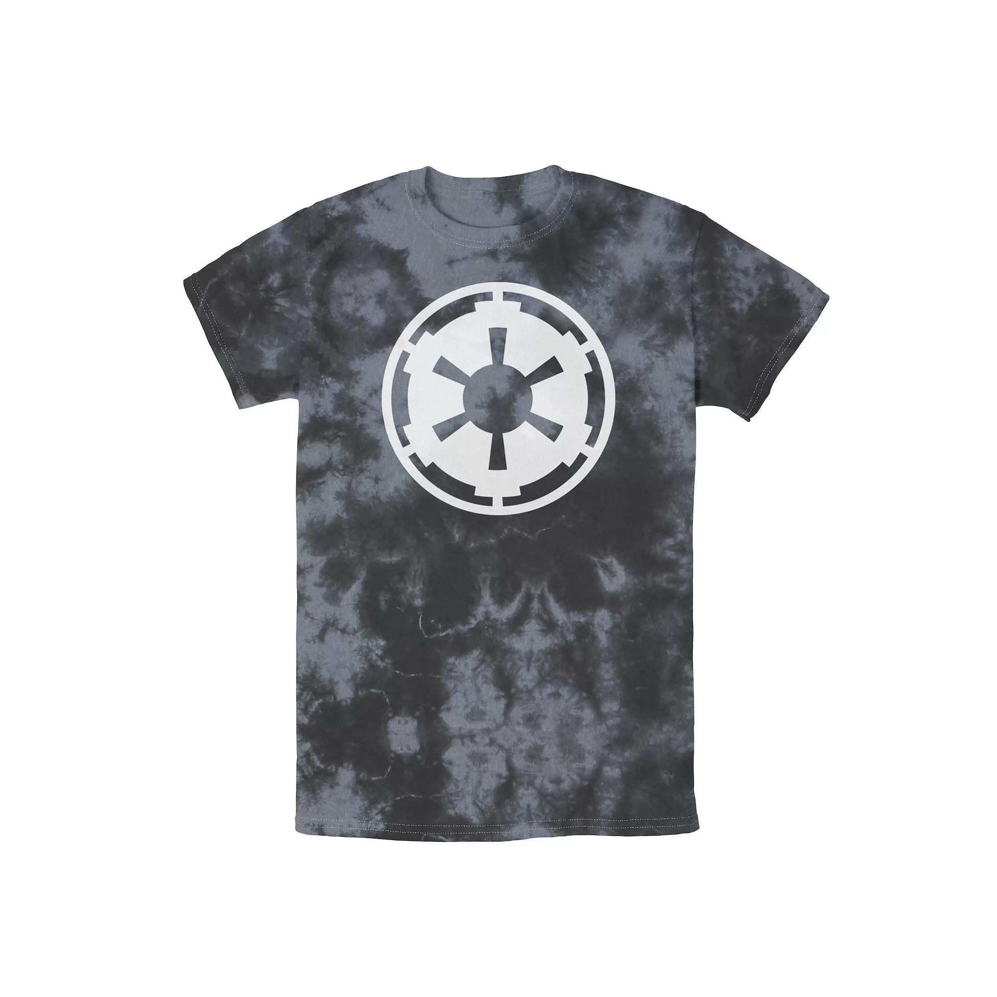 Men's Star Wars Simple Vintage Logo Tee, Boy's, Size: Small, Black Grey Product Image