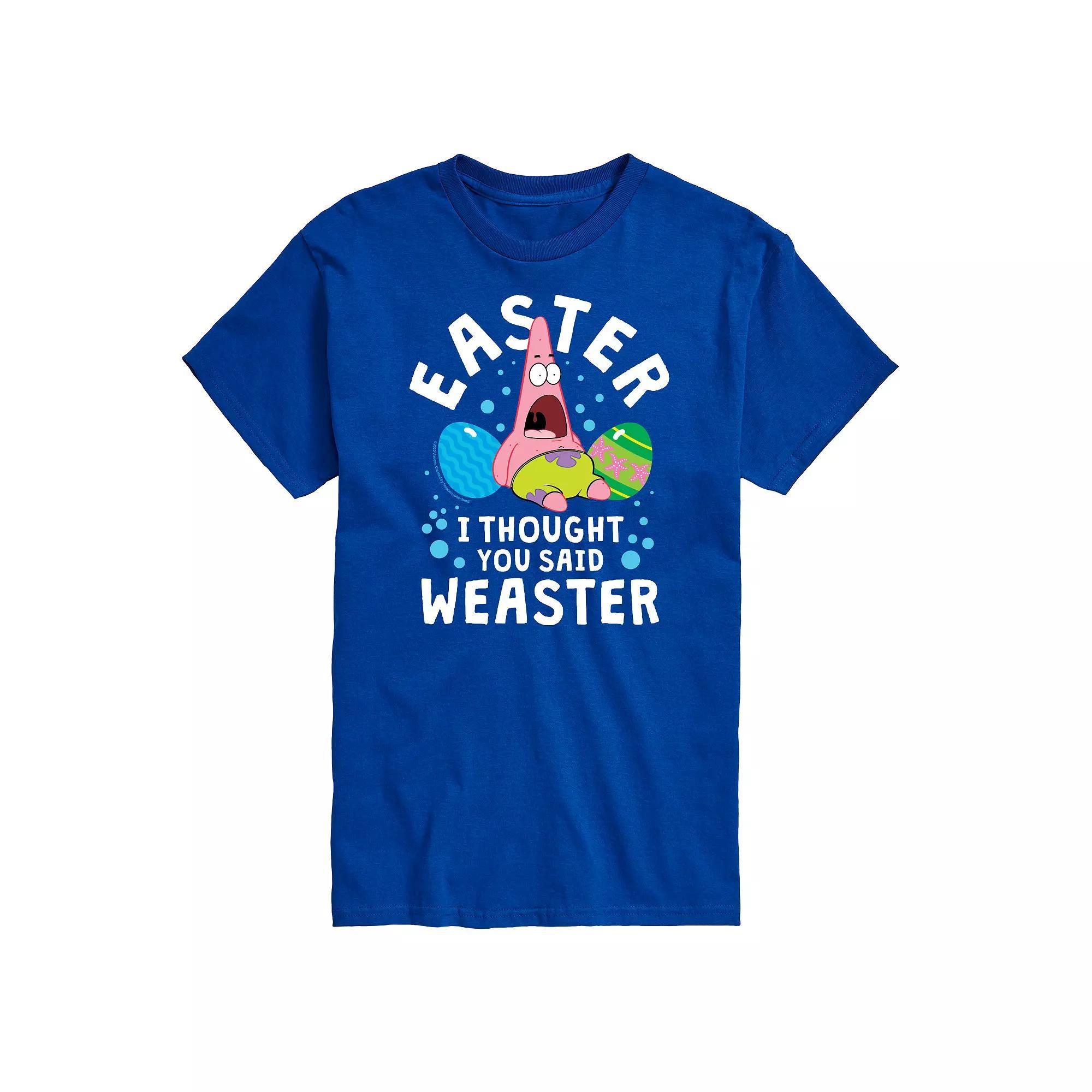 Big & Tall Nickelodeon Spongebob Squarepants Easter Weaster Graphic Tee, Mens Product Image