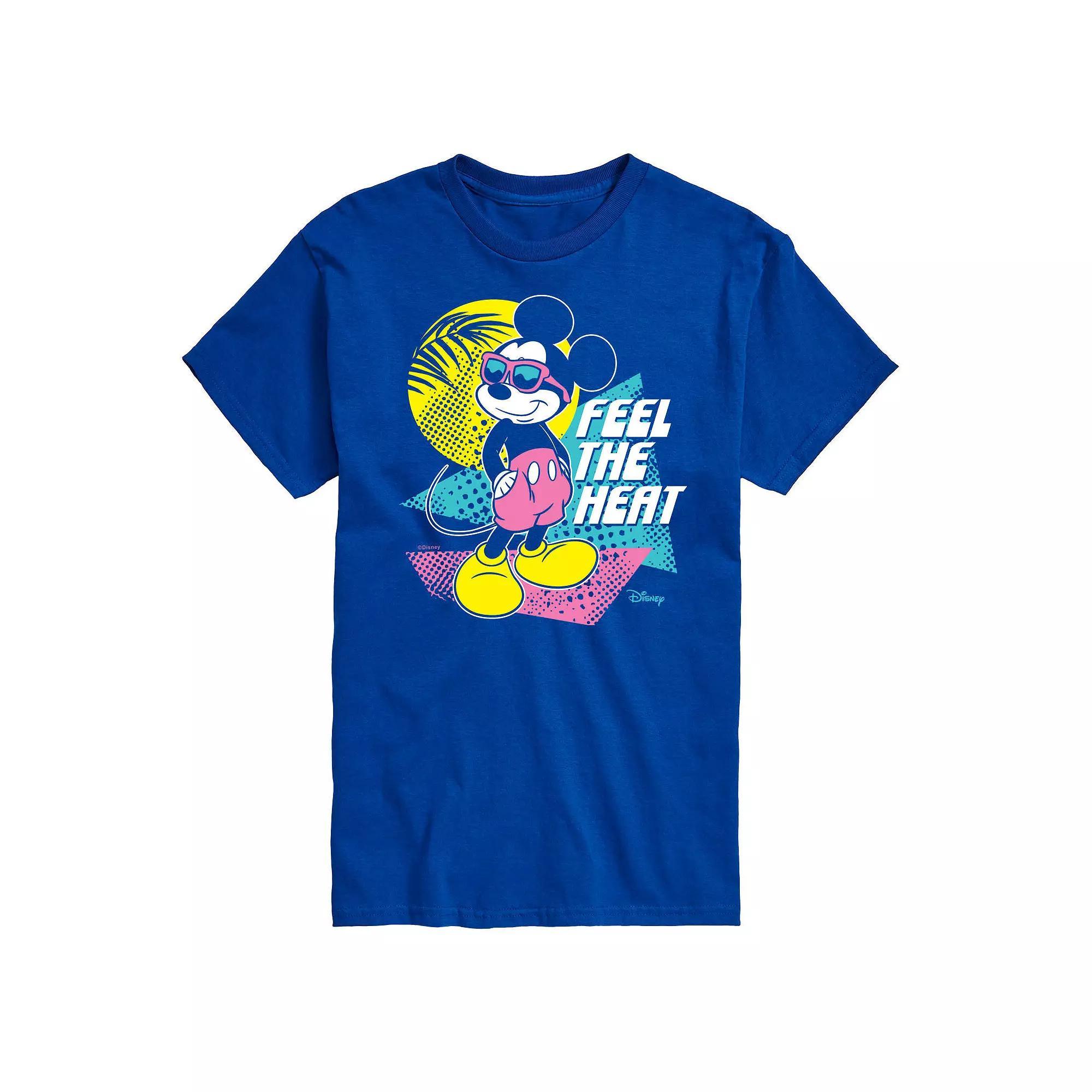 Disneys Mickey Mouse Mens Feel The Heat Graphic Tee Product Image