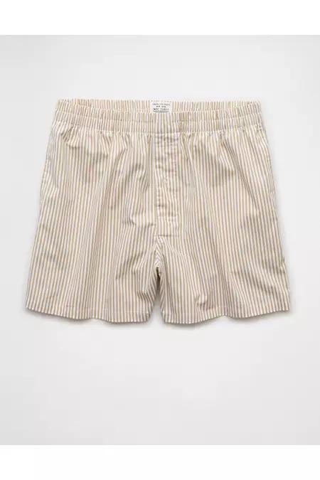 AEO Mens Striped Poplin Pocket Boxer Short Men's Product Image