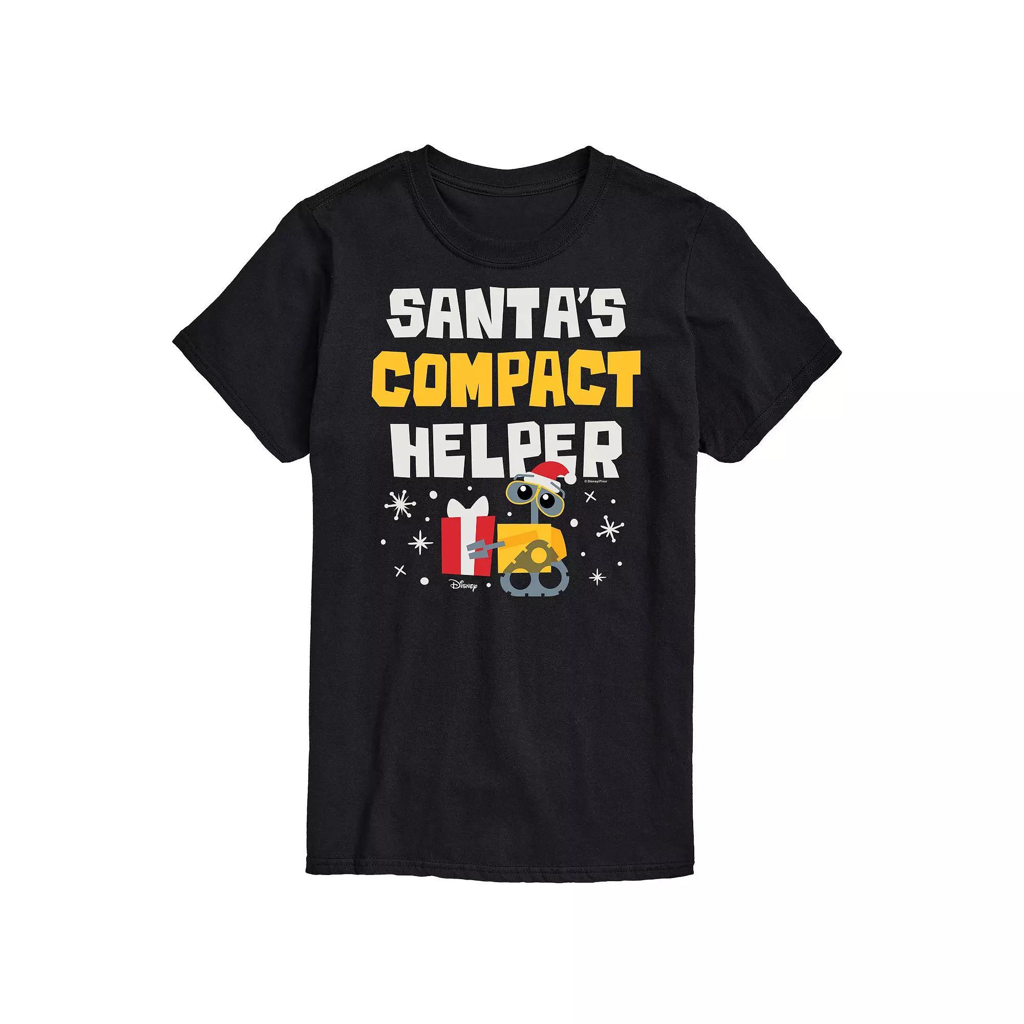 Disney / Pixars WALL-E Mens Santas Compact Helper Graphic Tee Product Image