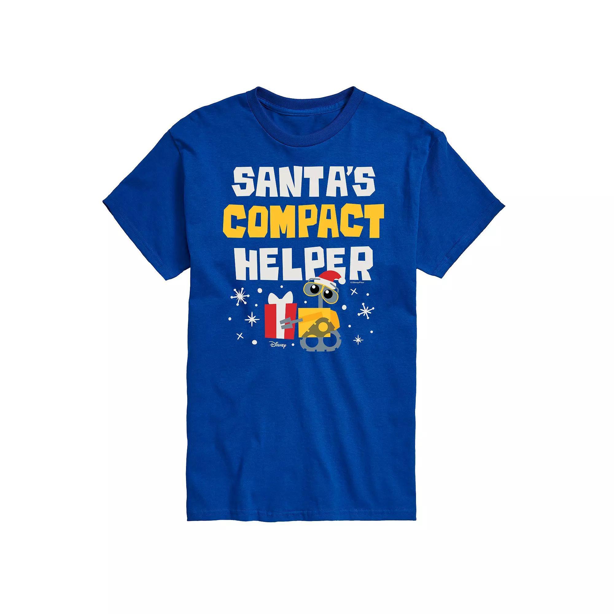 Disney / Pixars WALL-E Mens Santas Compact Helper Graphic Tee Product Image