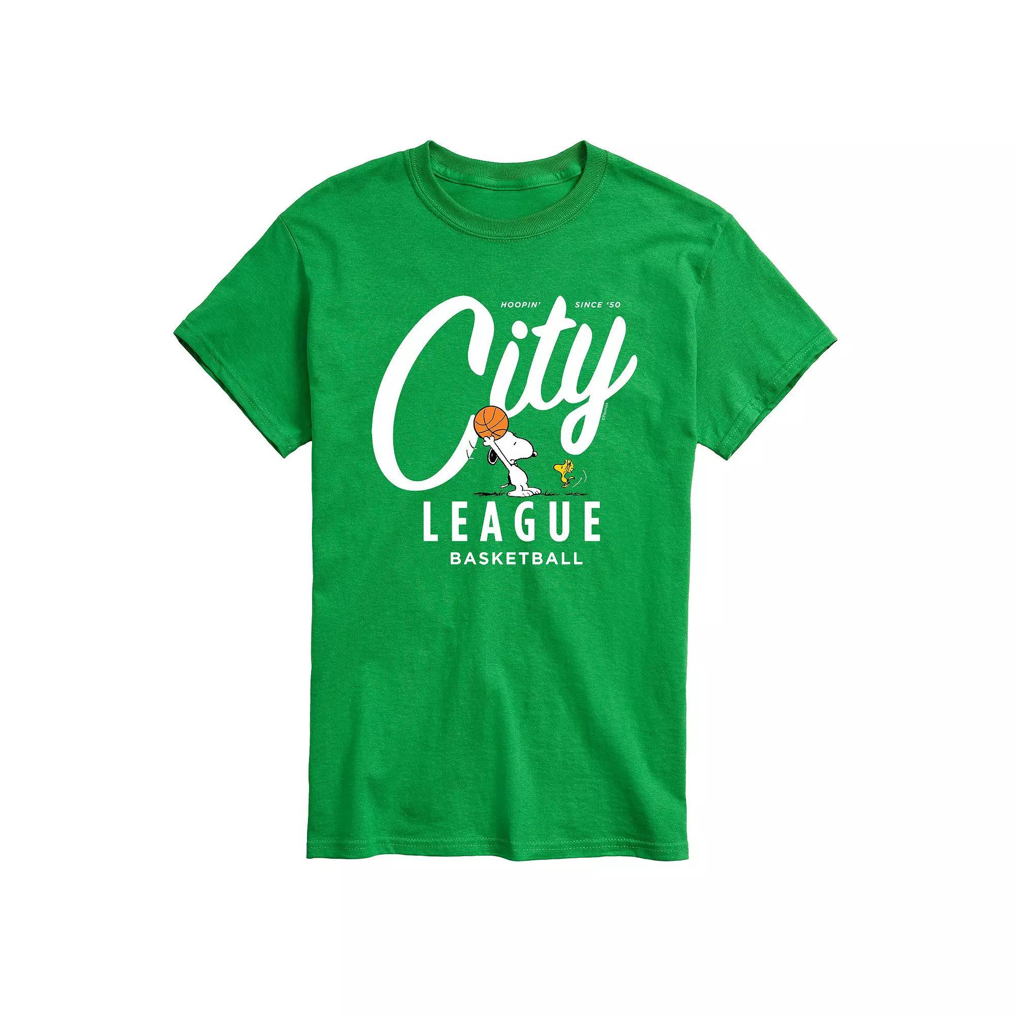 Big & Tall Peanuts City League Tee, Mens Product Image