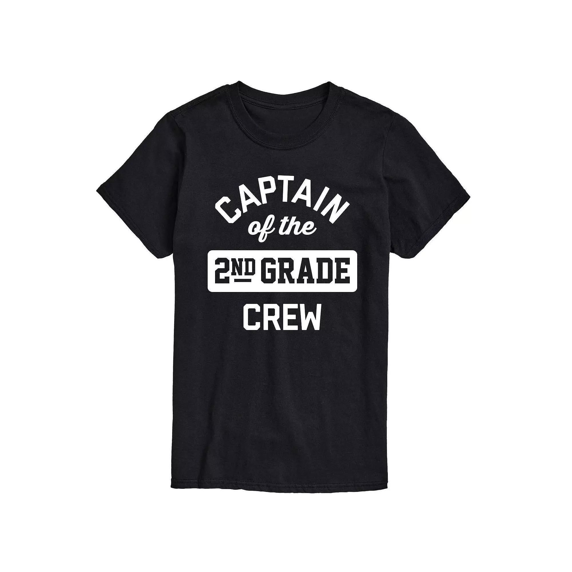 Mens Captain of 2nd Grade Crew Tee Product Image