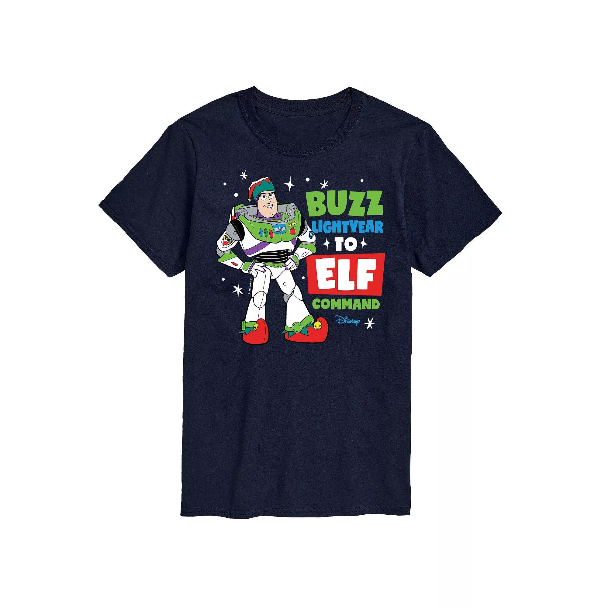 Disney / Pixars Toy Story 4 Buzz Lightyear Mens Graphic Tee Product Image