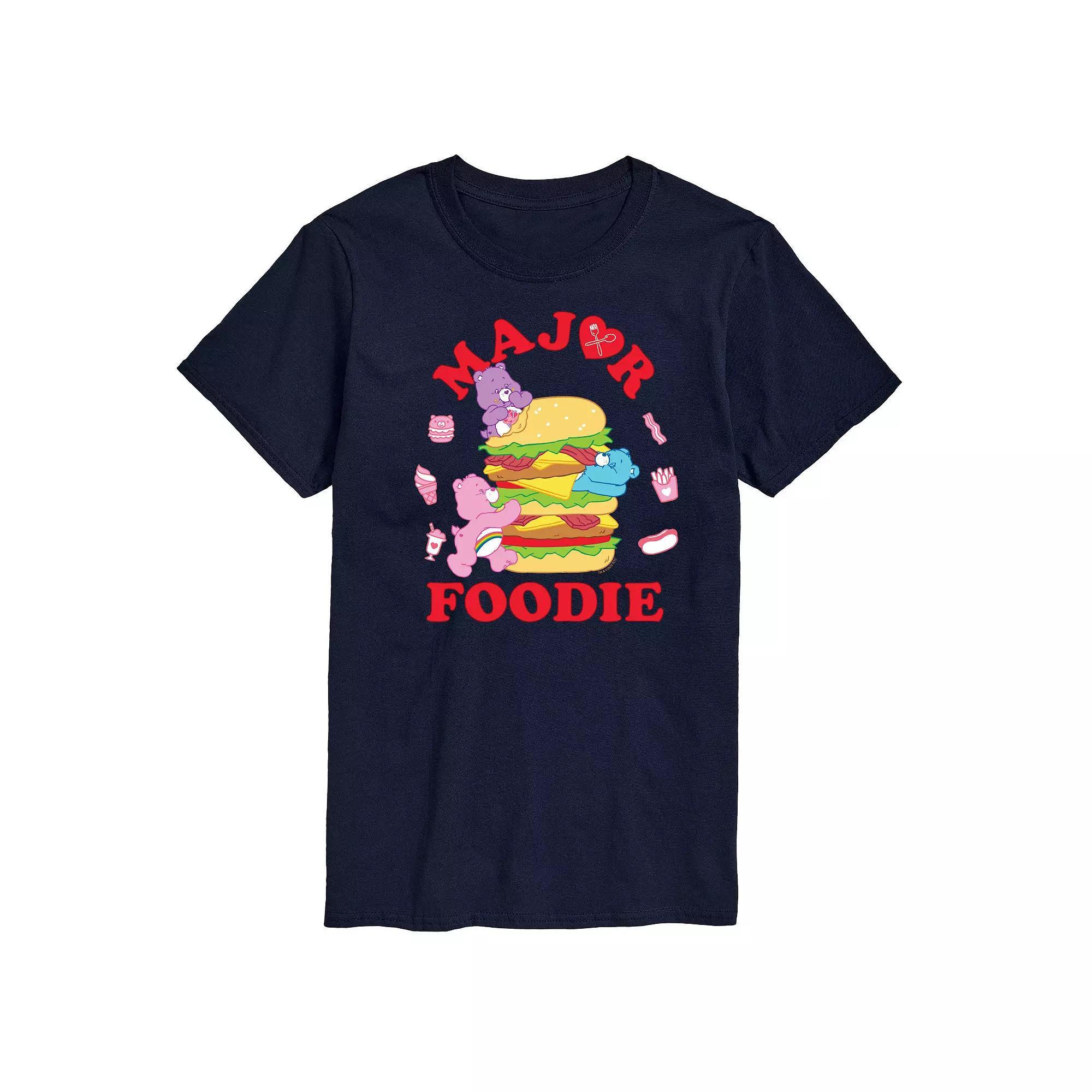 Mens Care Bears Major Foodie Graphic Tee Blue Product Image