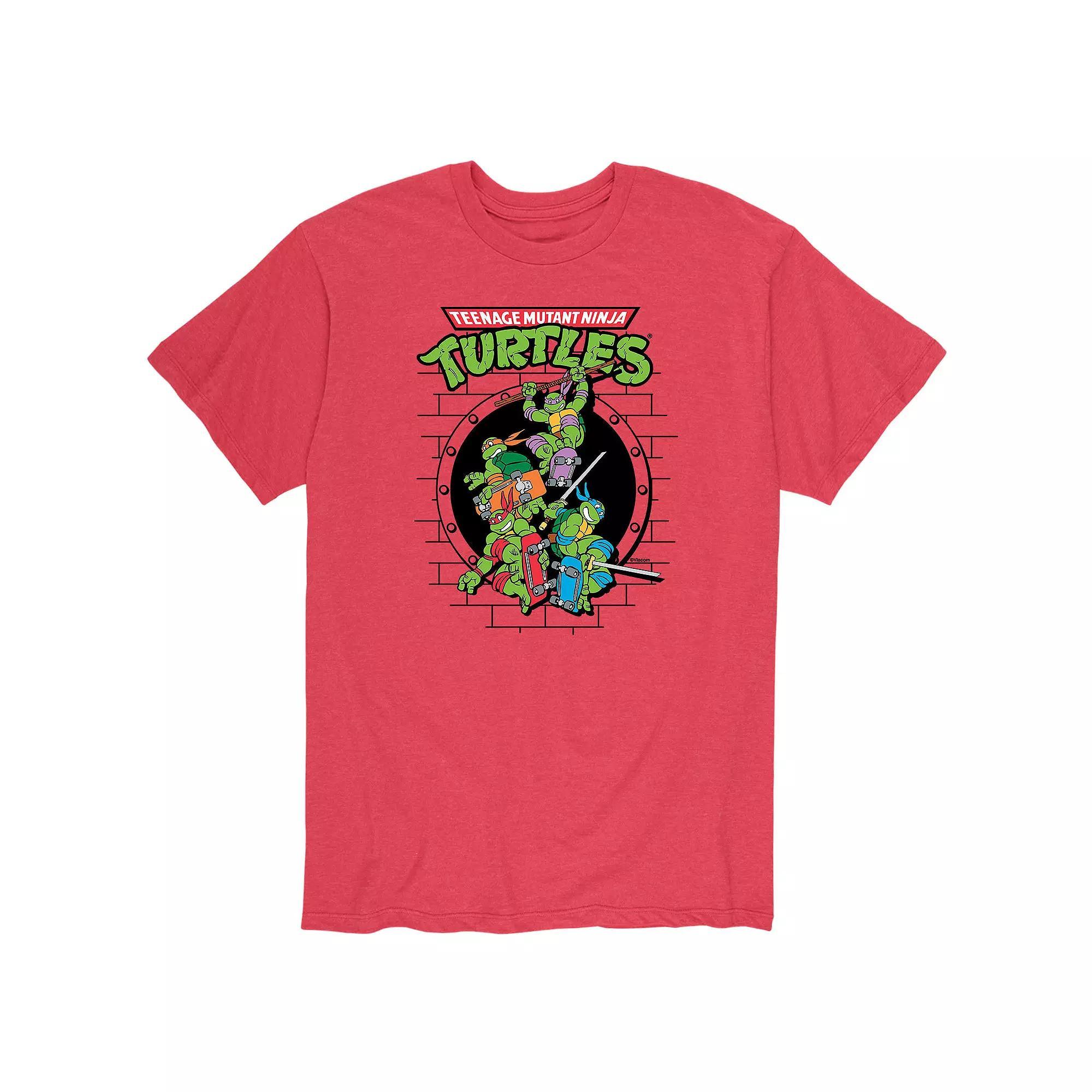 Mens Teenage Mutant Ninja Turtles Sewer Skateboard Tee Product Image
