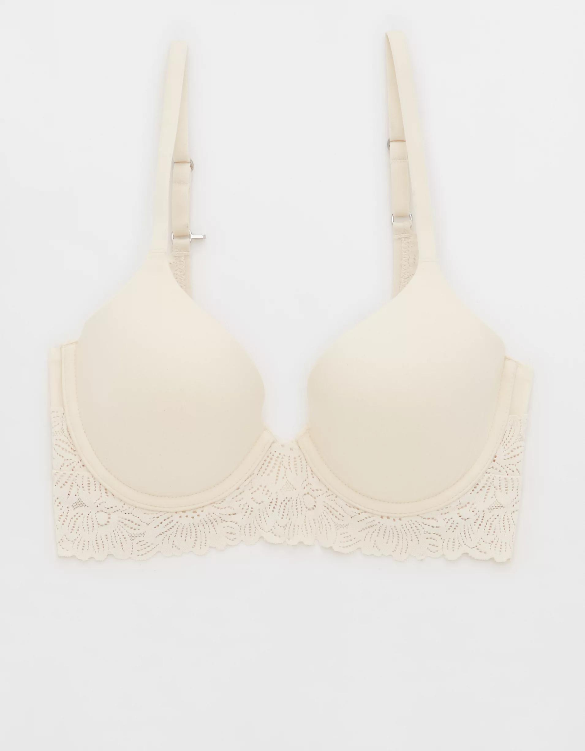 Sunnie Bloom Lace Trim Full Coverage Lightly Lined Bra Product Image