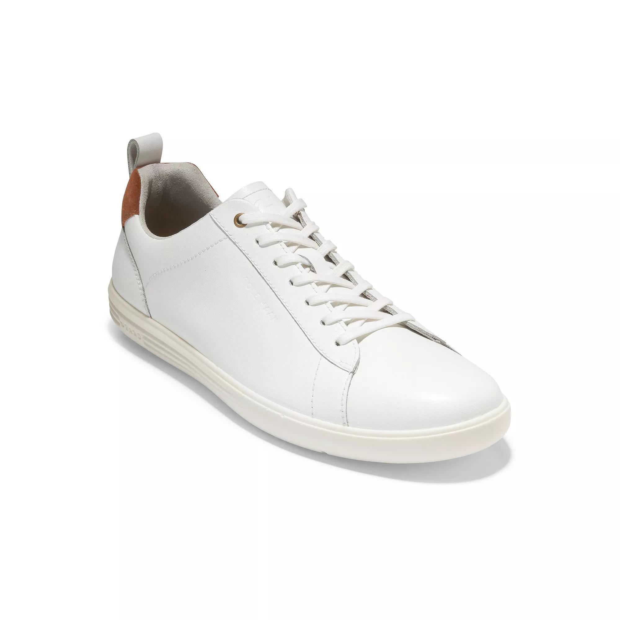 Cole Haan Grand+ Crosscourt Mens Leather Sneakers Product Image