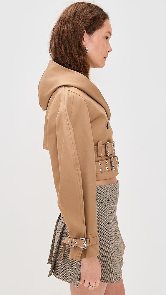 GANNI Bonded Cotton Short Jacket | Shopbop Product Image