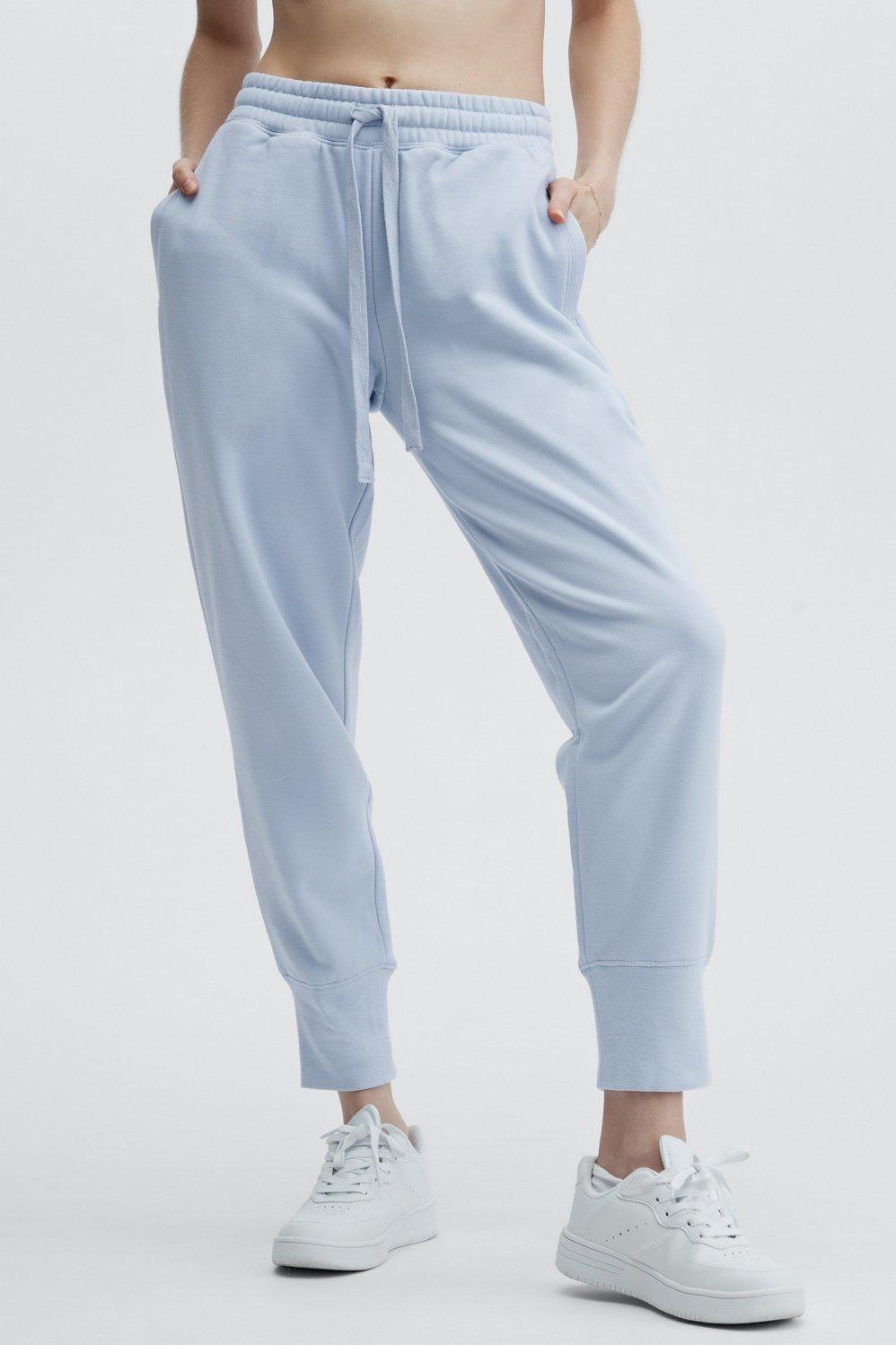 Fabletics Luxe Fleece Jogger Womens blue Size M Product Image