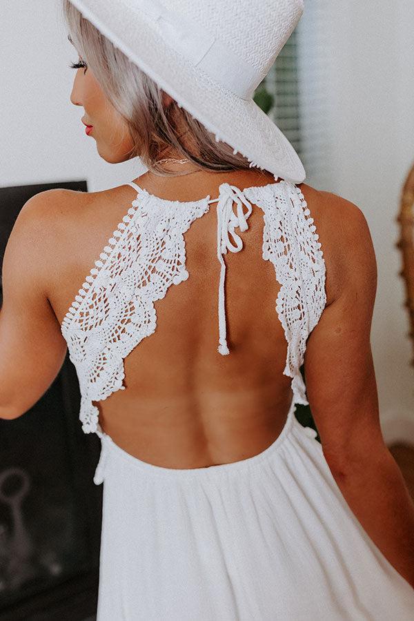 San Fran Frills Crochet Dress Product Image