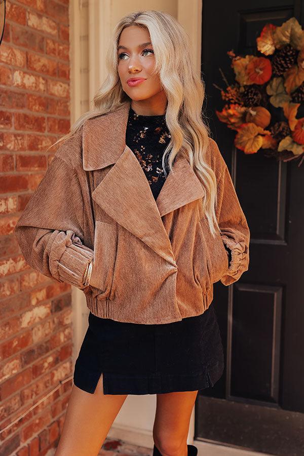 Fall In The City Velvet Jacket Product Image