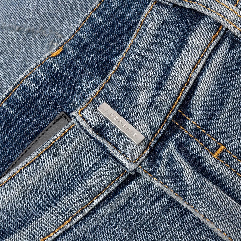 Straight Fit 5 Pocket Trousers - Light Blue Male Product Image