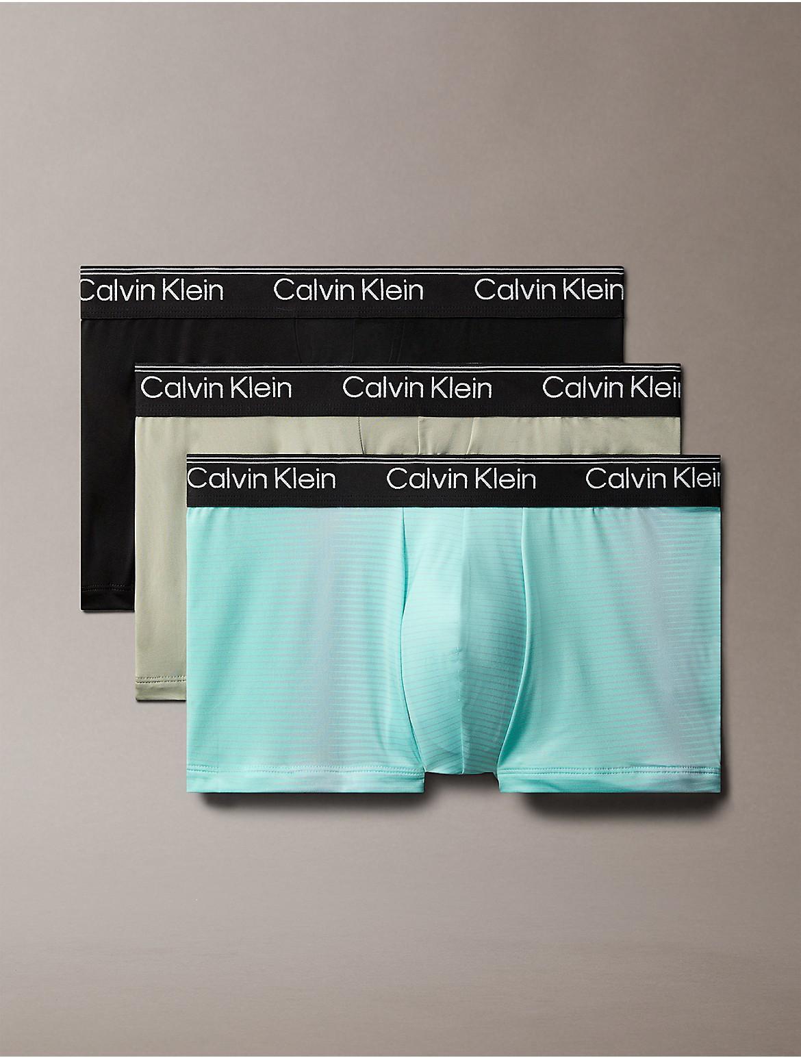 Calvin Klein Men's Micro Stretch 3-Pack Low Rise Trunk - Multi - XL Product Image