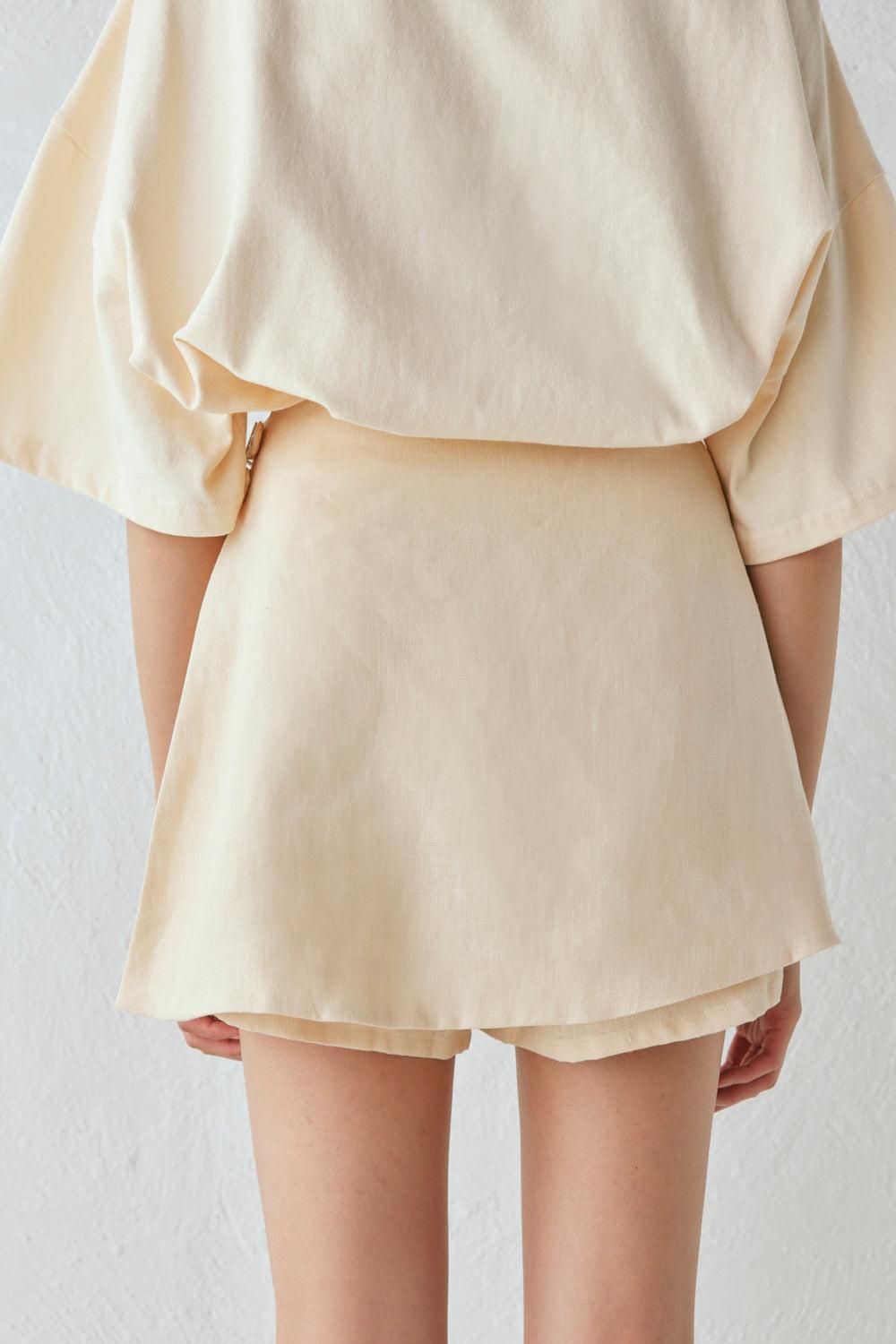 Zinia Skort Custard Product Image