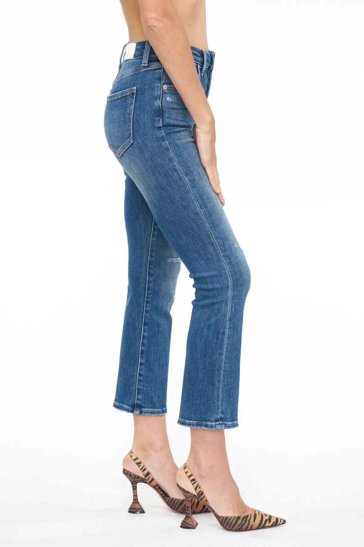Lennon High Rise Plaza Distressed Product Image