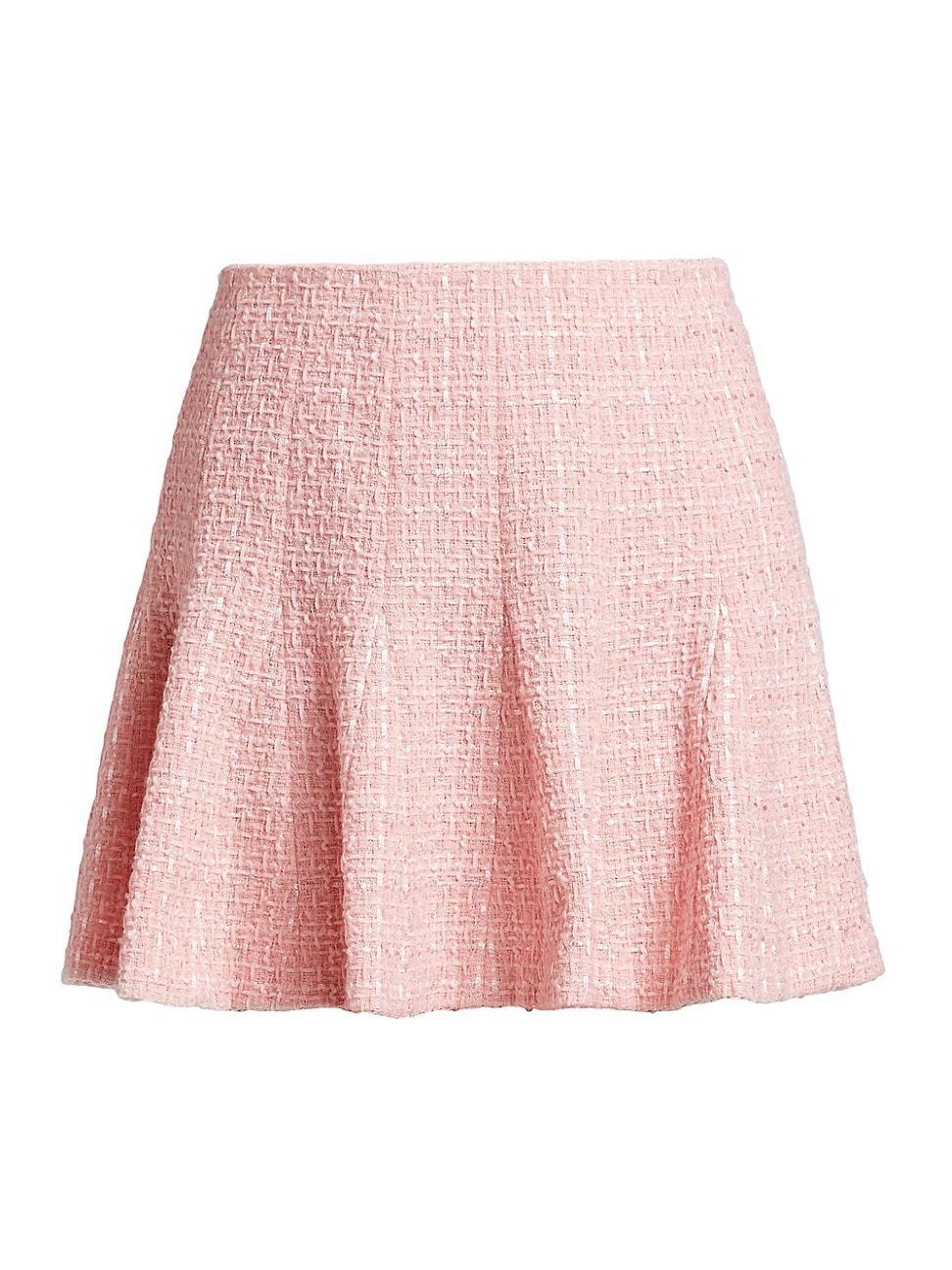 Womens Zona Tweed Godet Miniskirt Product Image