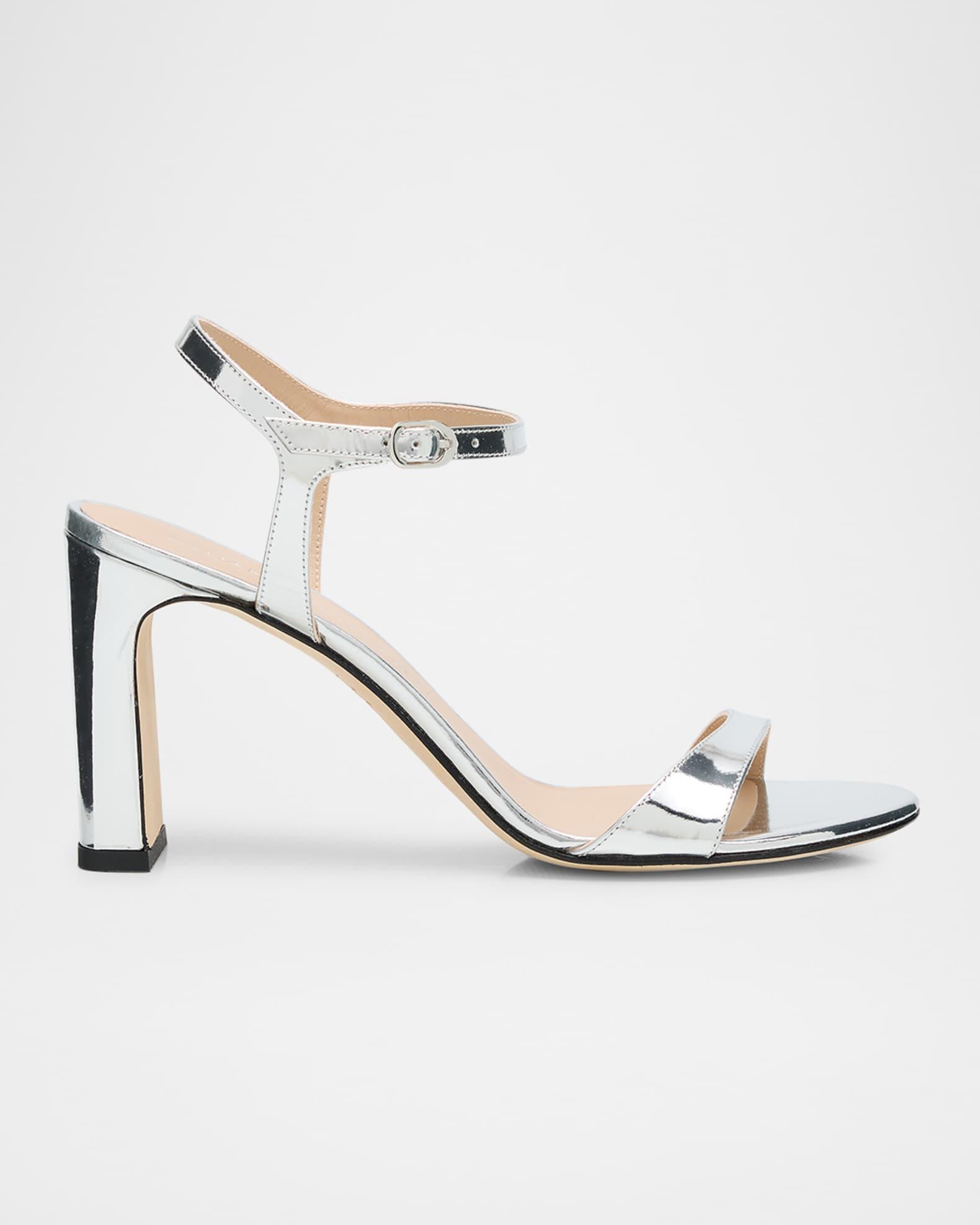Babette Metallic Ankle-Strap Sandals Product Image
