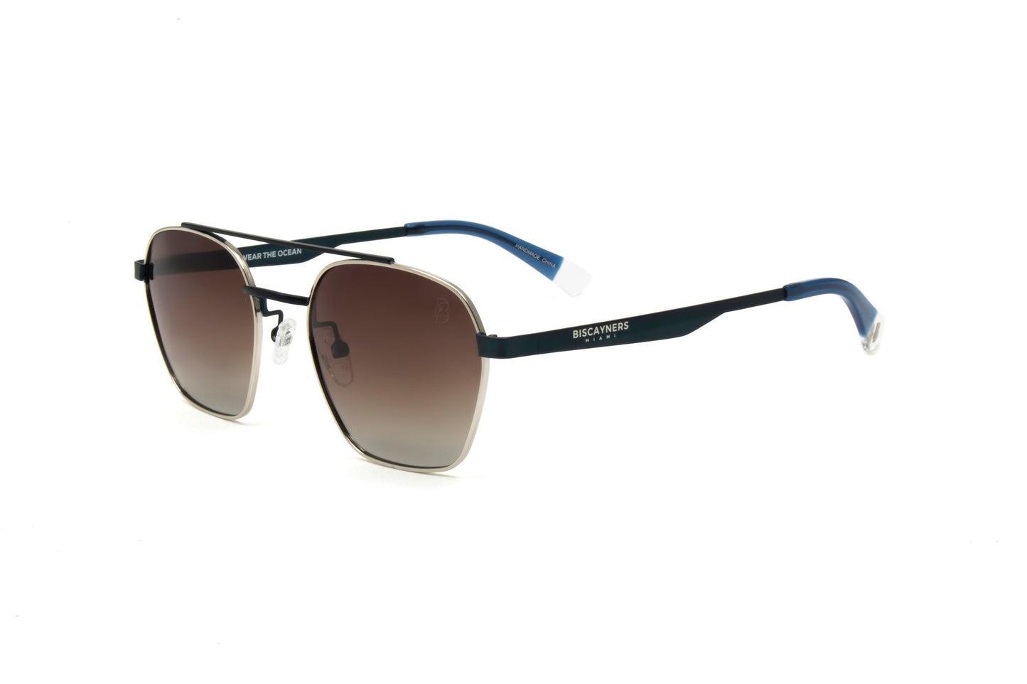 Biscayners Woodcrest Blue Men's Sunglasses Product Image