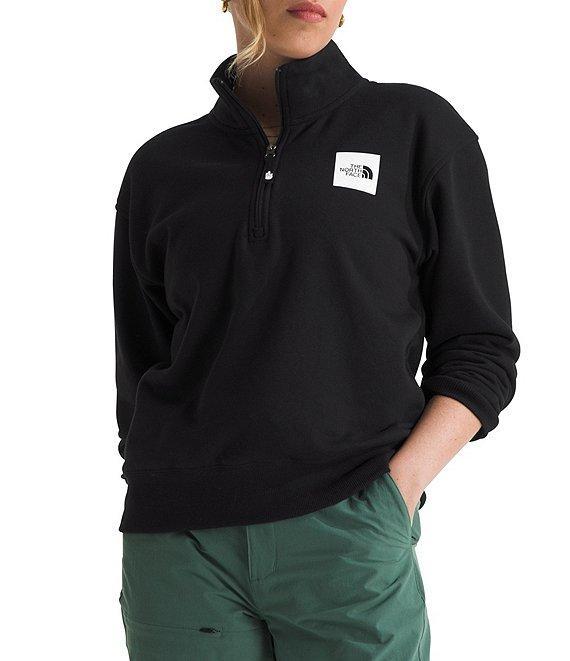 The North Face Box Half Dome-Zip Stand Collar Pullover Product Image