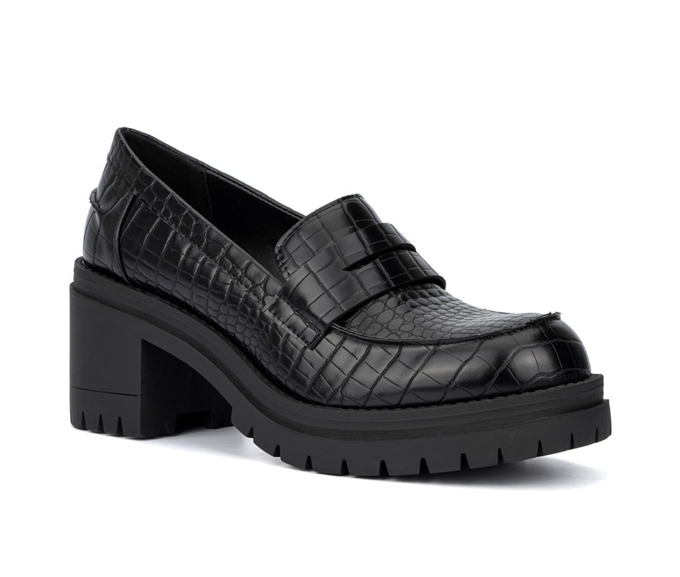 Women's New York and Company Penni Heeled Loafers Product Image