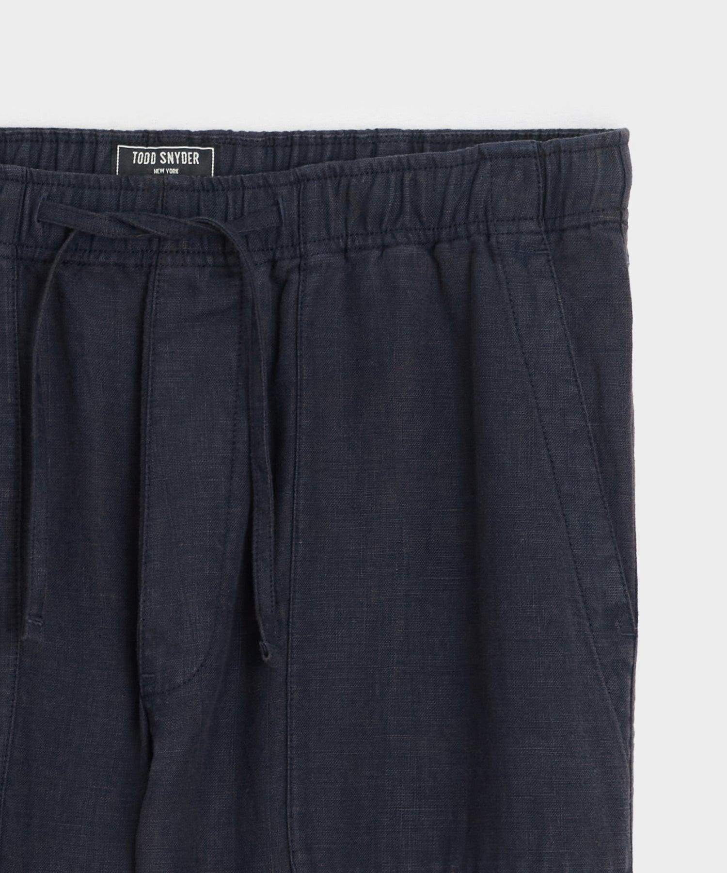 Straight Fit Linen Beach Pant Product Image